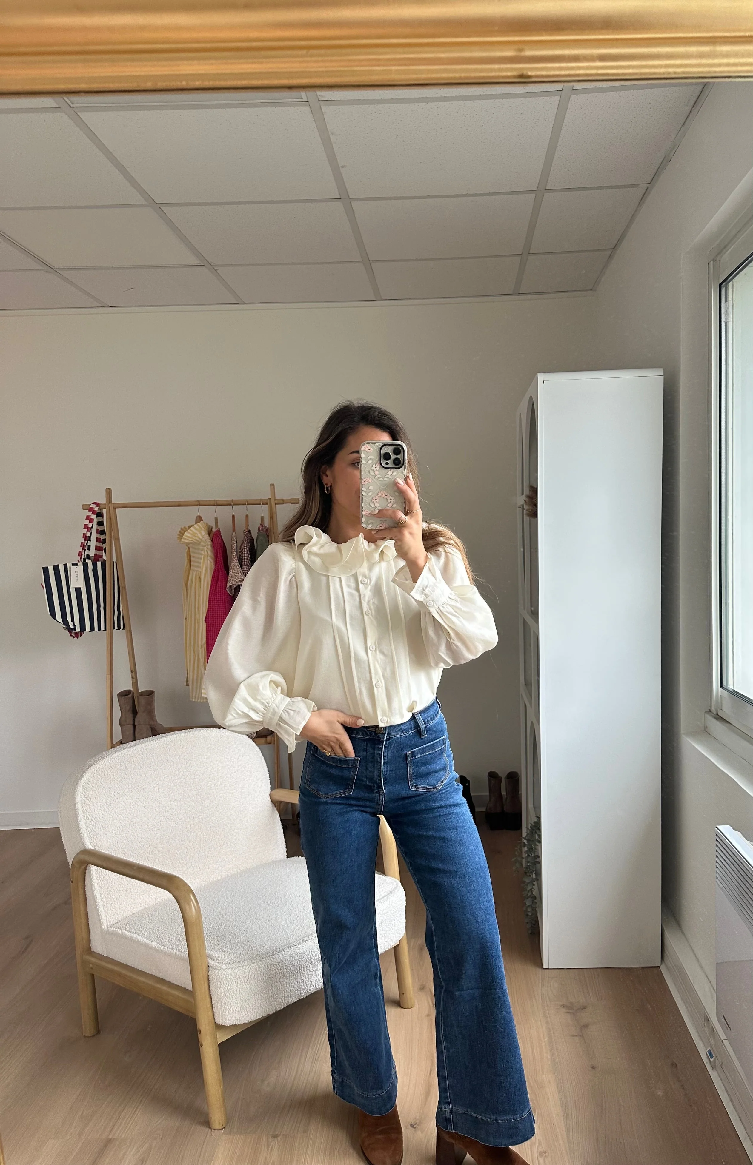 Blouse Brune Écru - Image 21