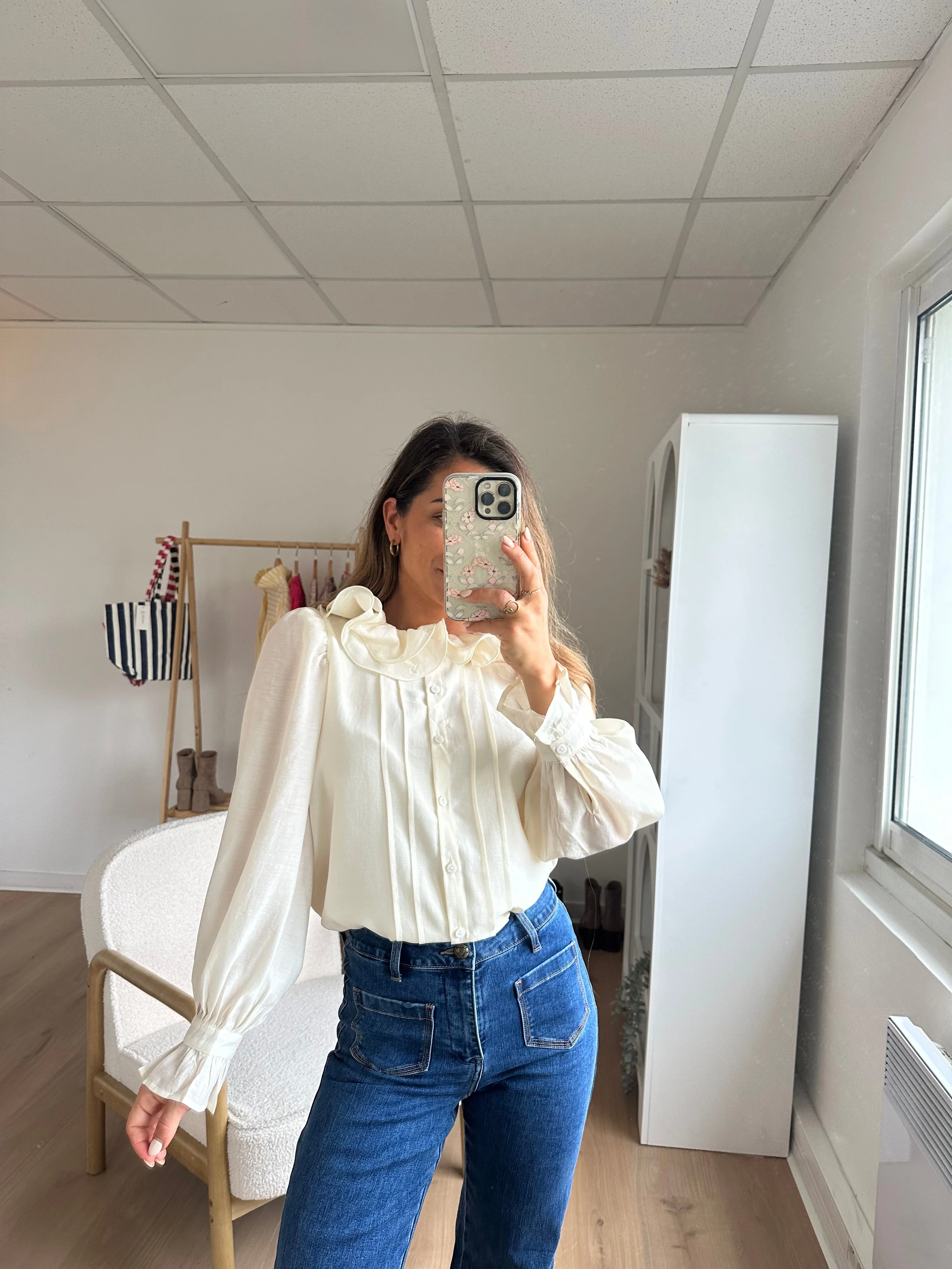 Blouse Brune Écru - Image 24
