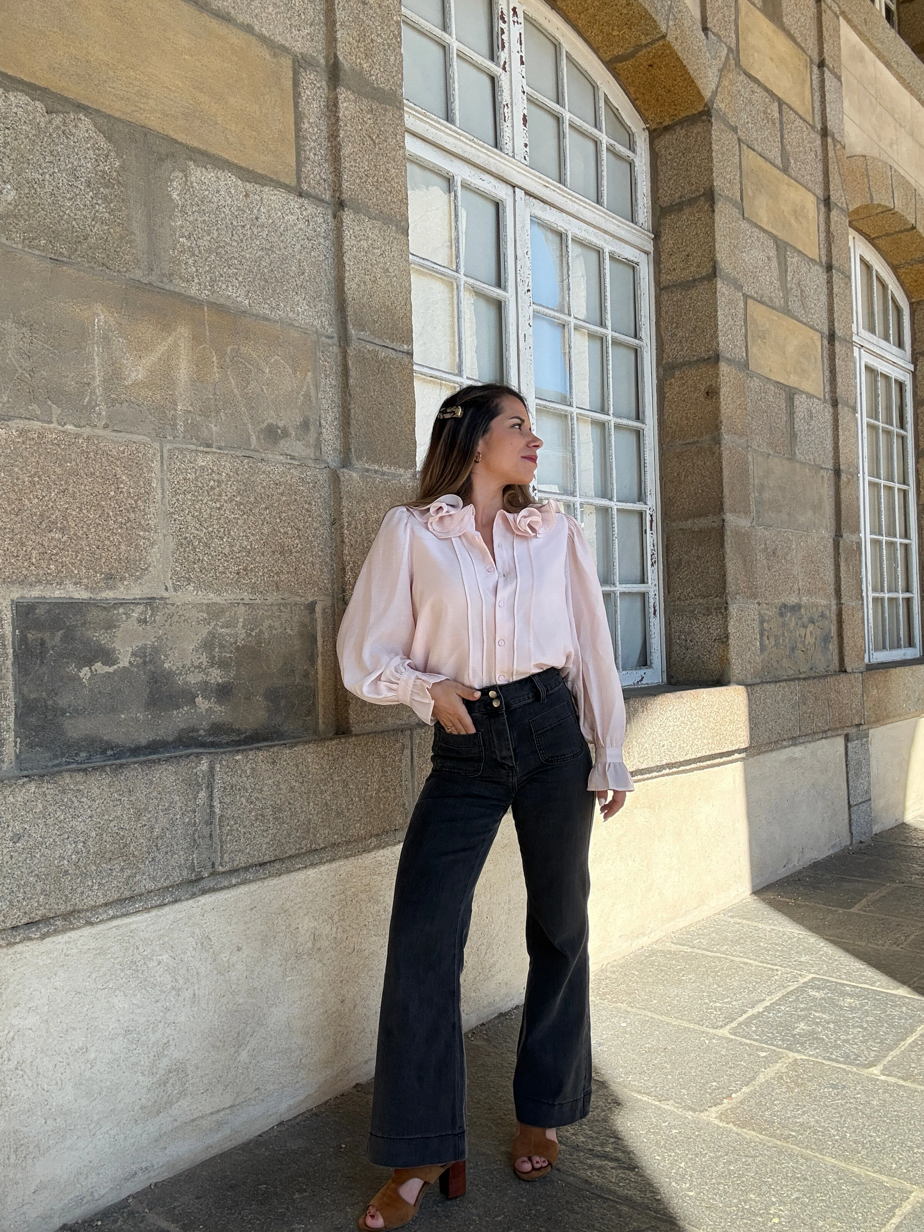 Blouse Brune Doux Rose - Image 15