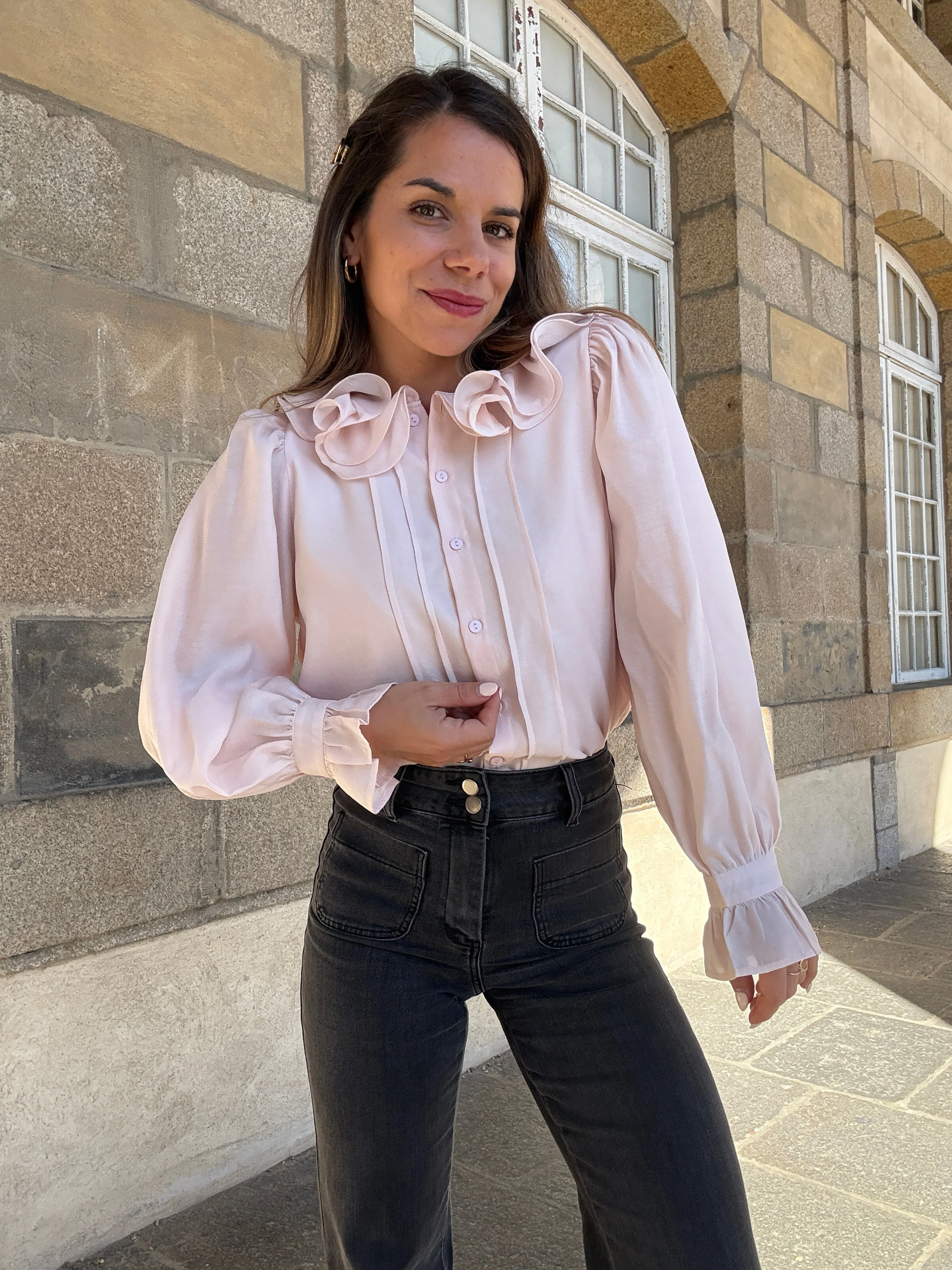 Blouse Brune Doux Rose - Image 19