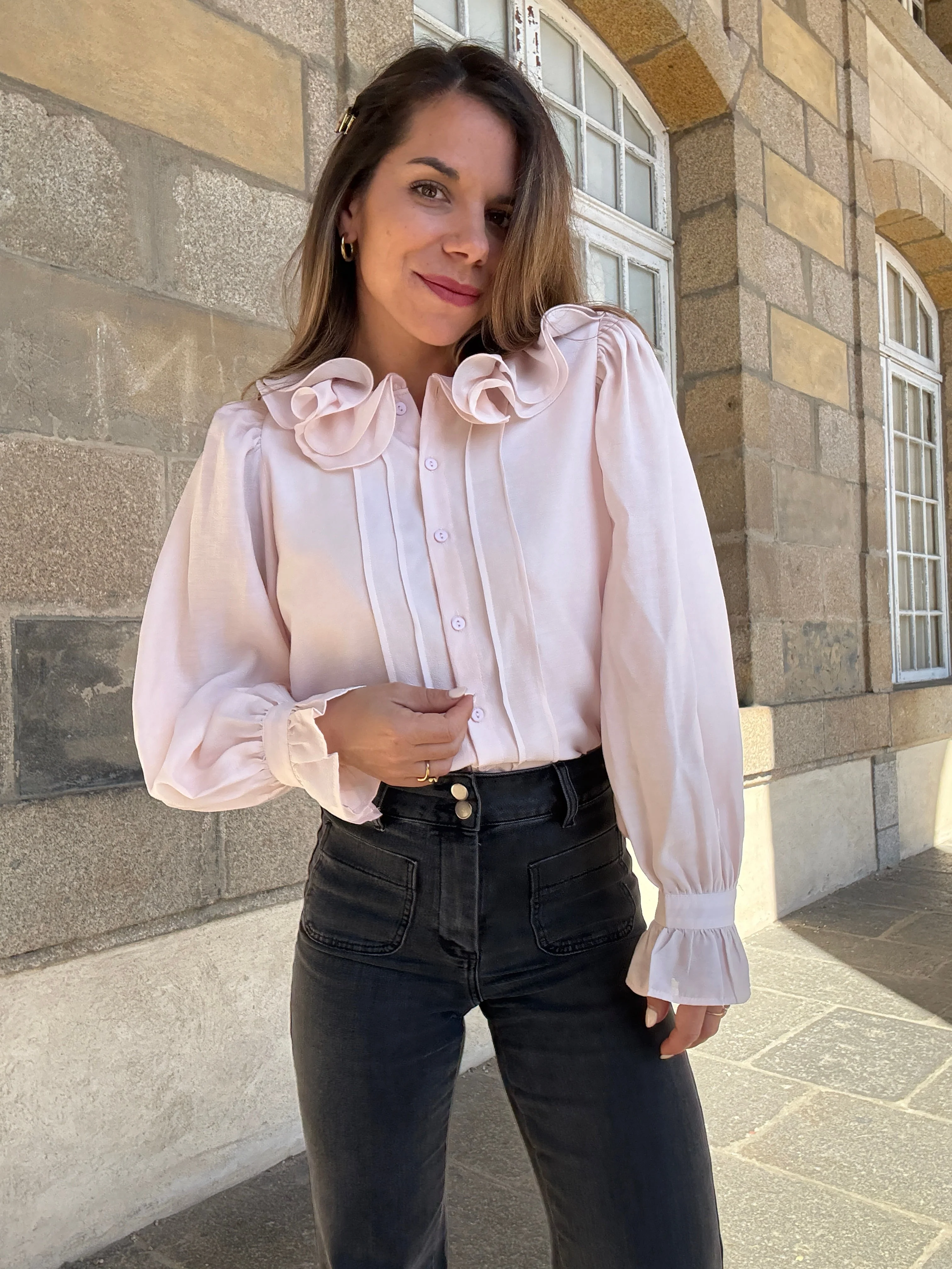 Blouse Brune Doux Rose - Image 21