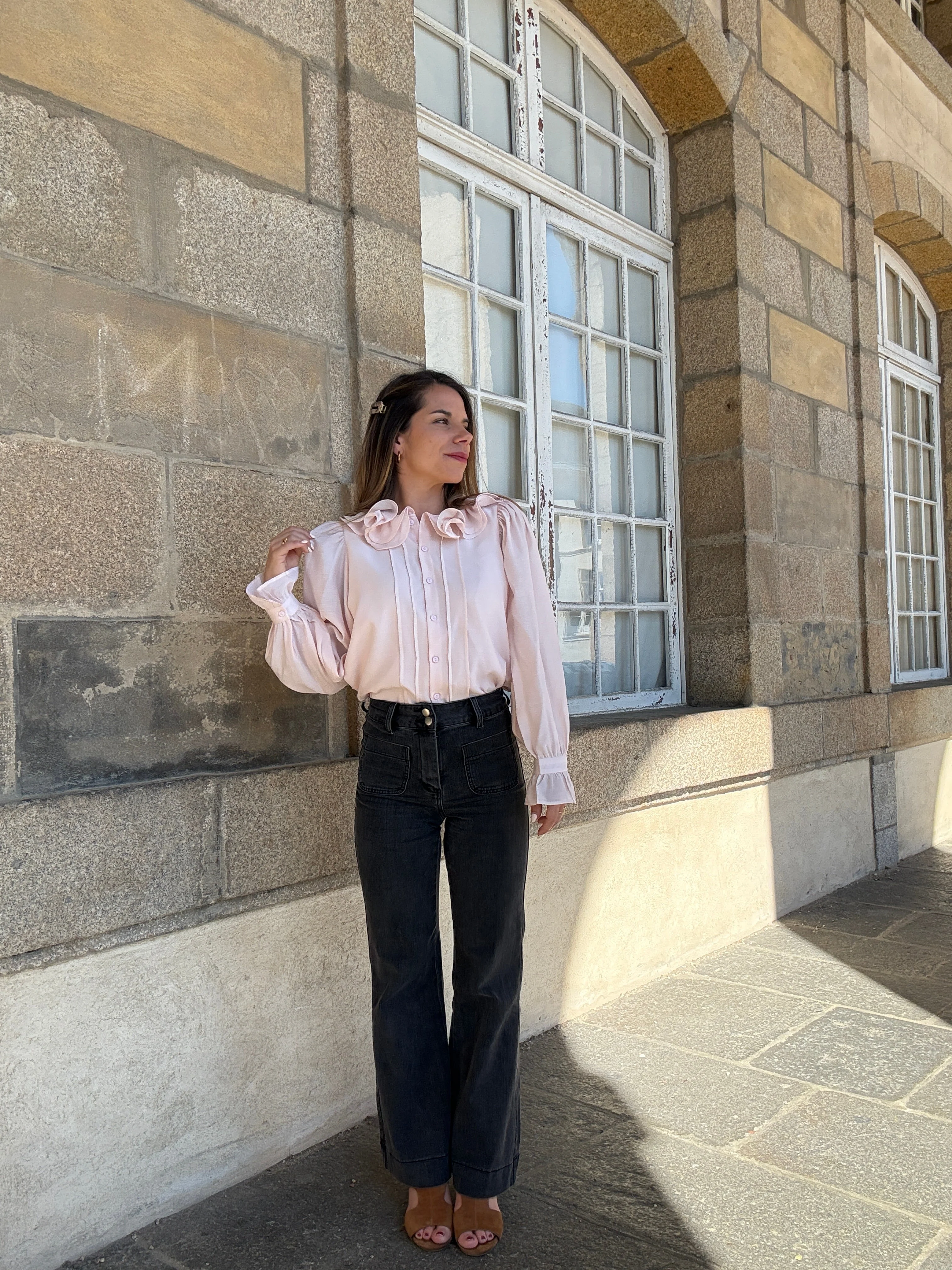 Blouse Brune Doux Rose - Image 22