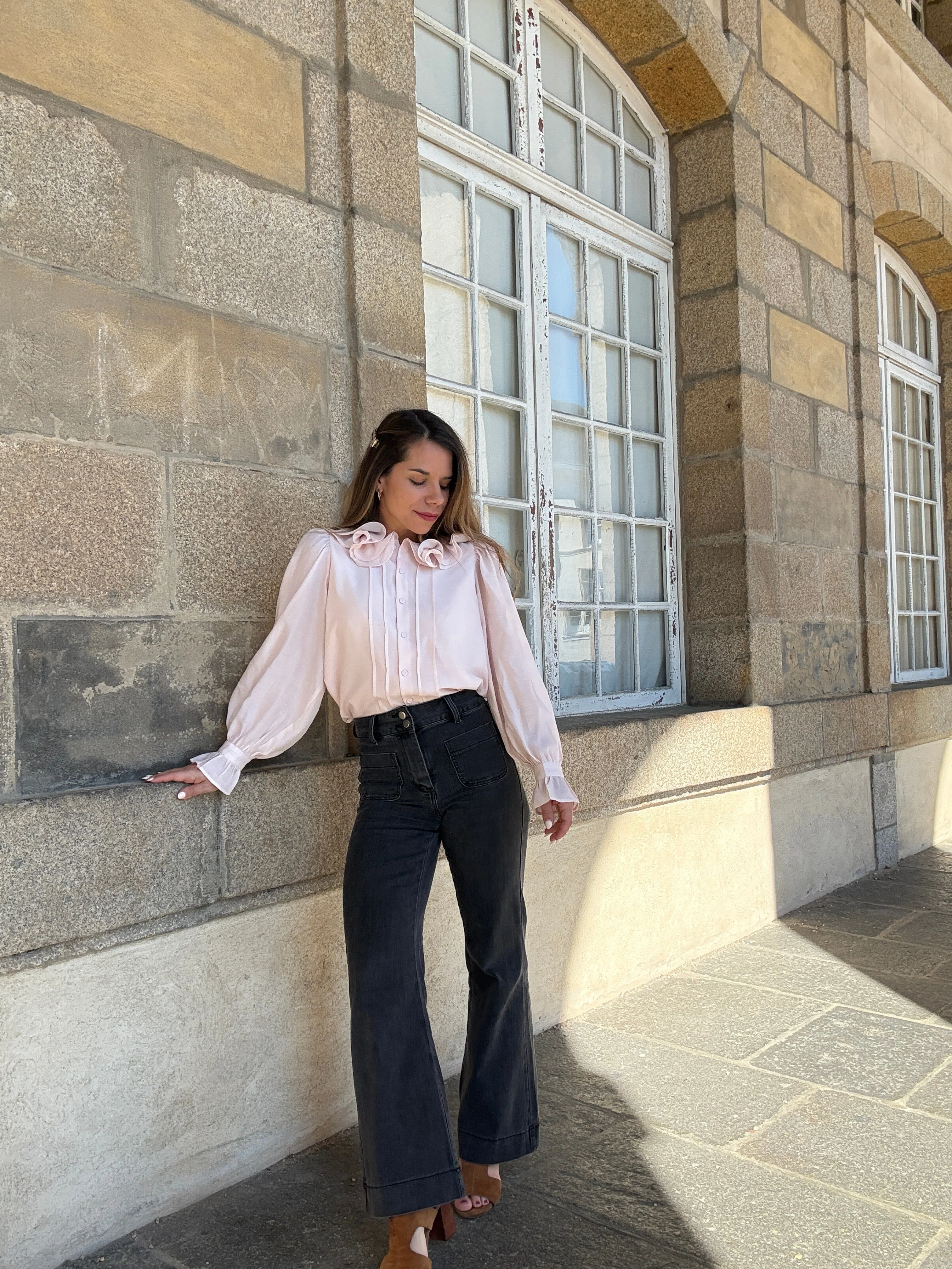 Blouse Brune Doux Rose - Image 23