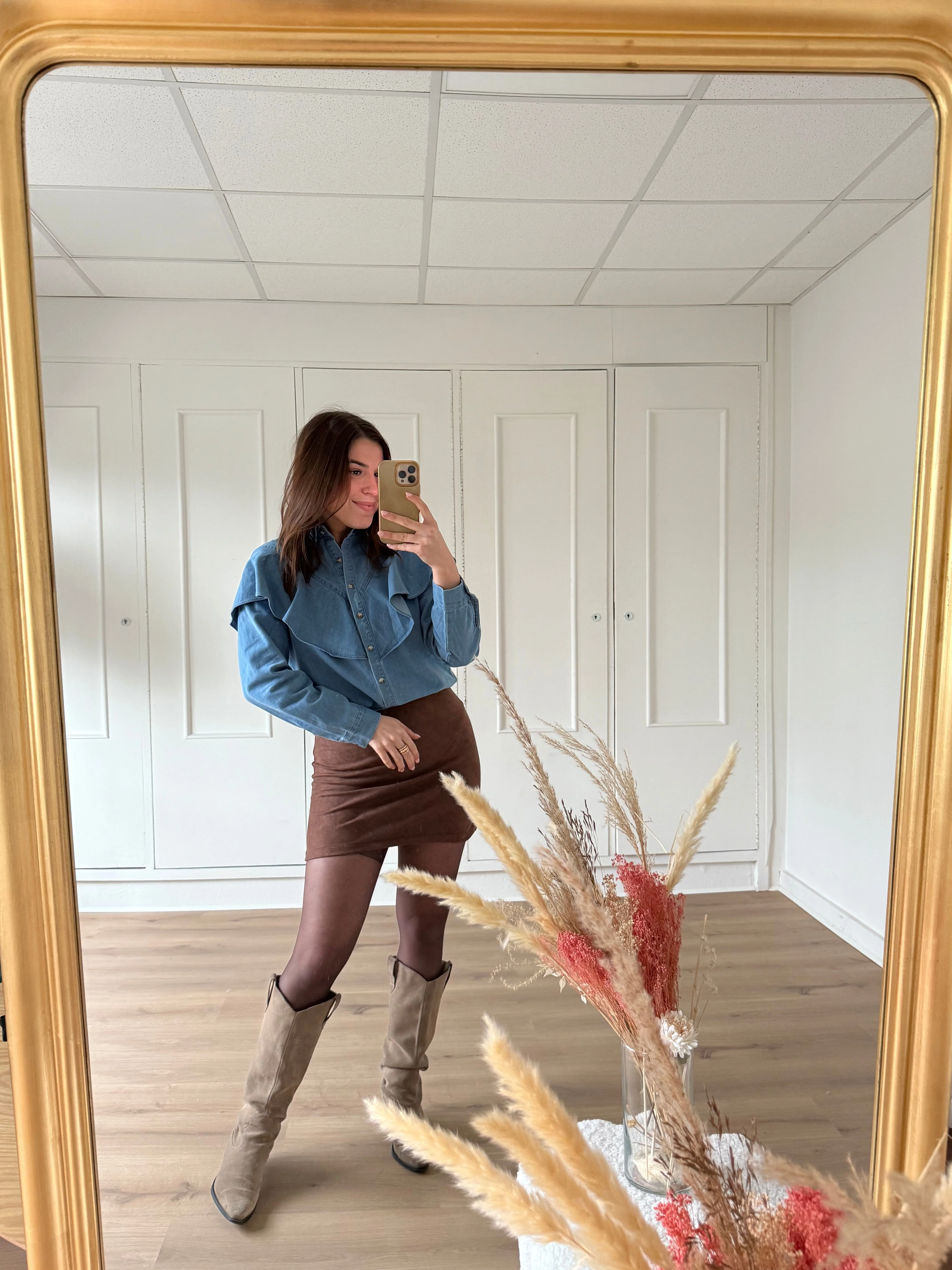Blouse En Denim Agathe - Image 10