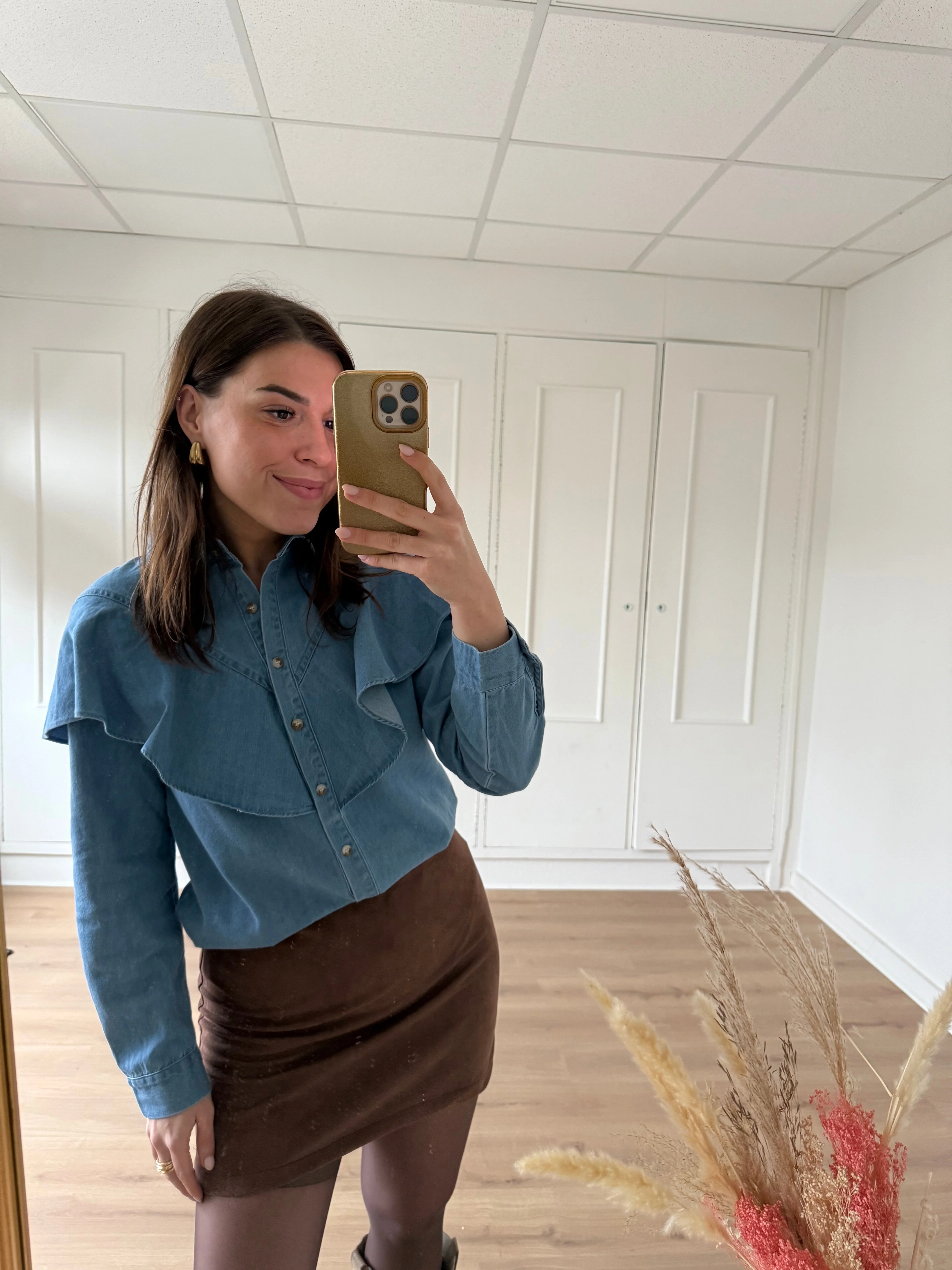 Blouse En Denim Agathe - Image 12