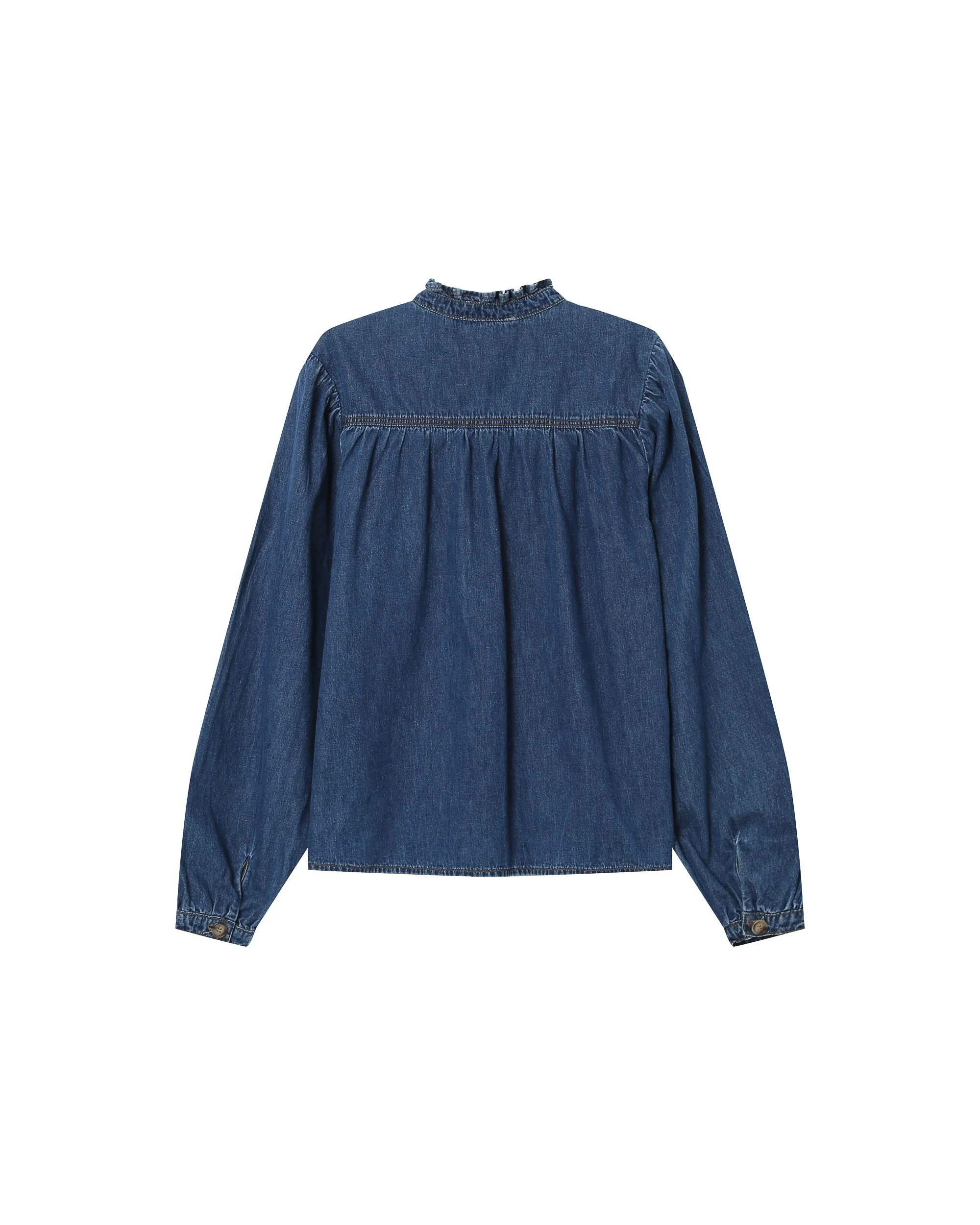 Blouse Medium Blue Salsa - Image 7