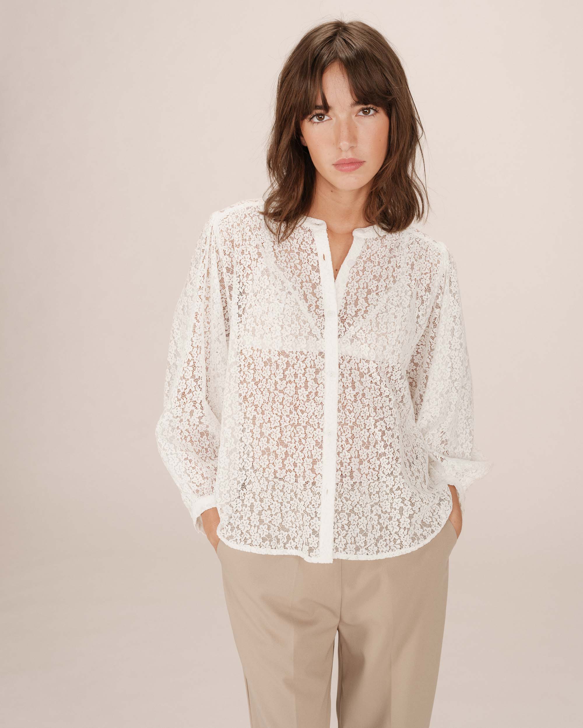 Blouse Ivoire Sophia - Image 2