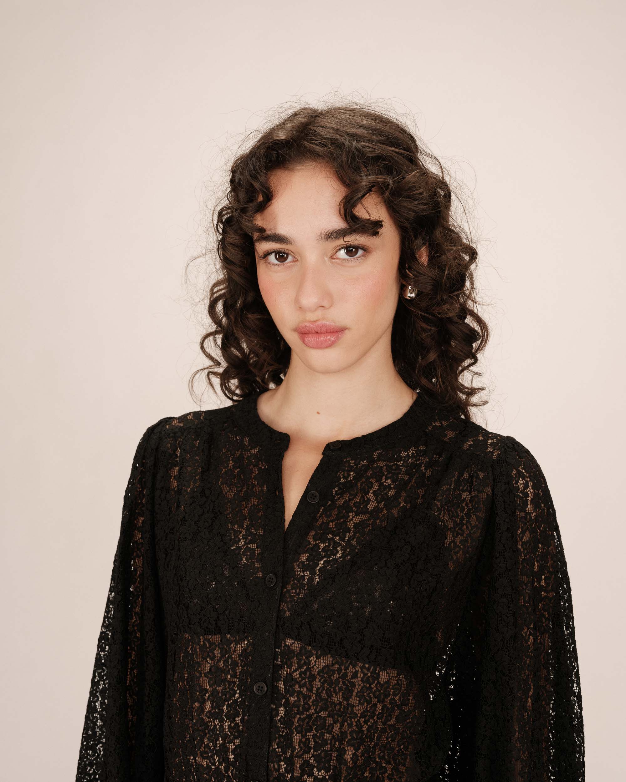 Blouse Noir Sophia - Image 2