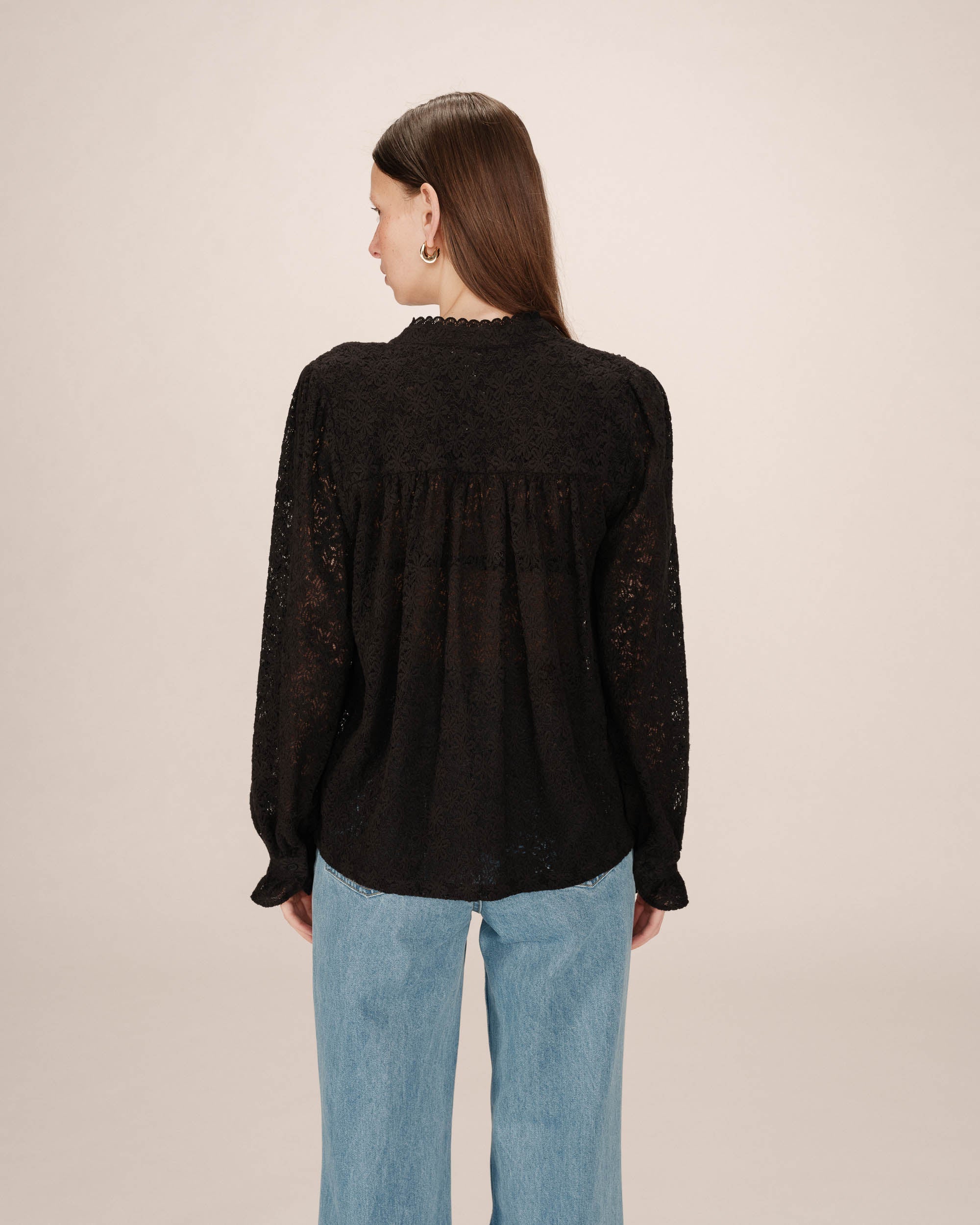 Blouse Noir Swing - Image 5