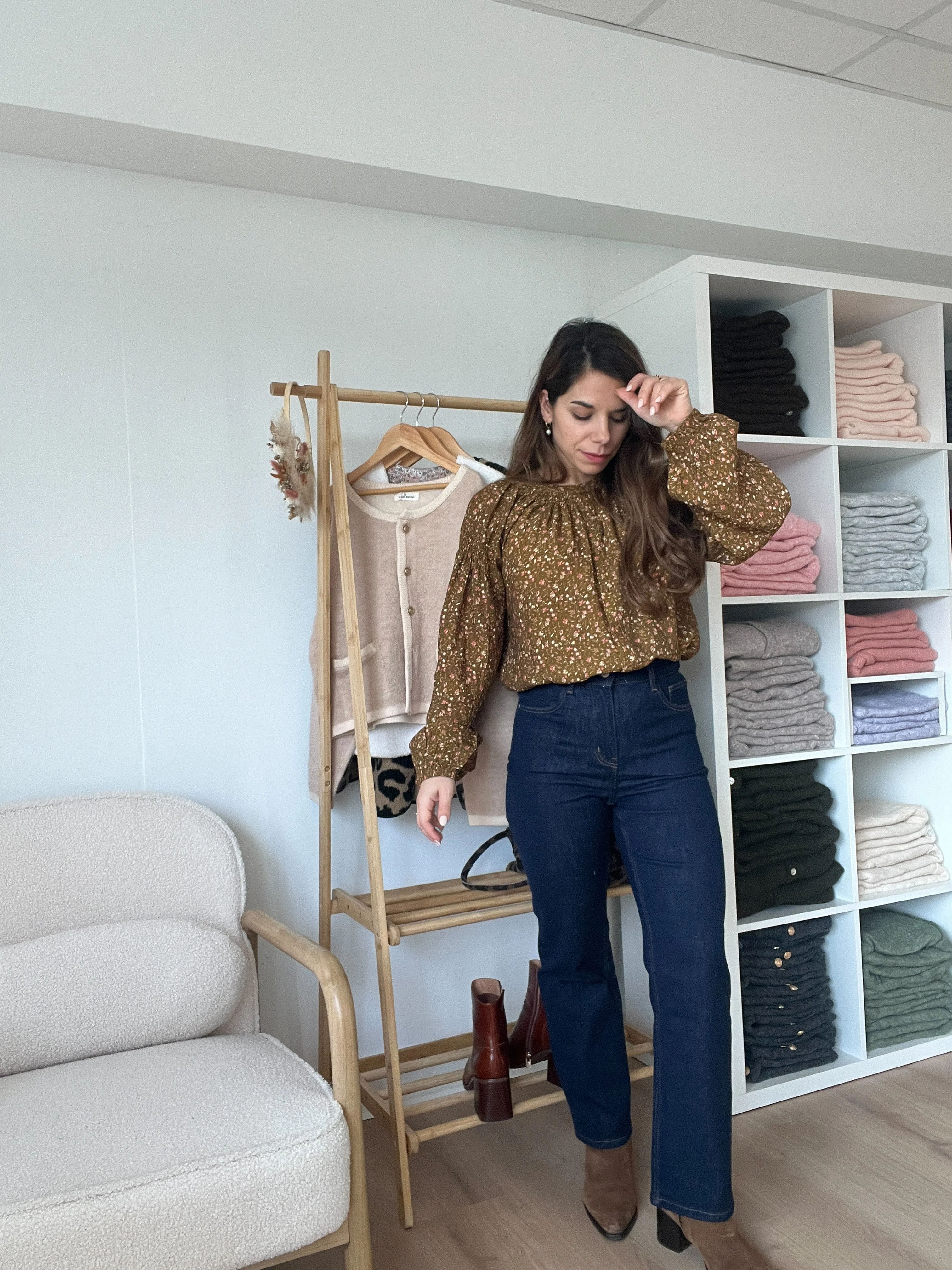 Blouse Fleurie Adeline - Image 3