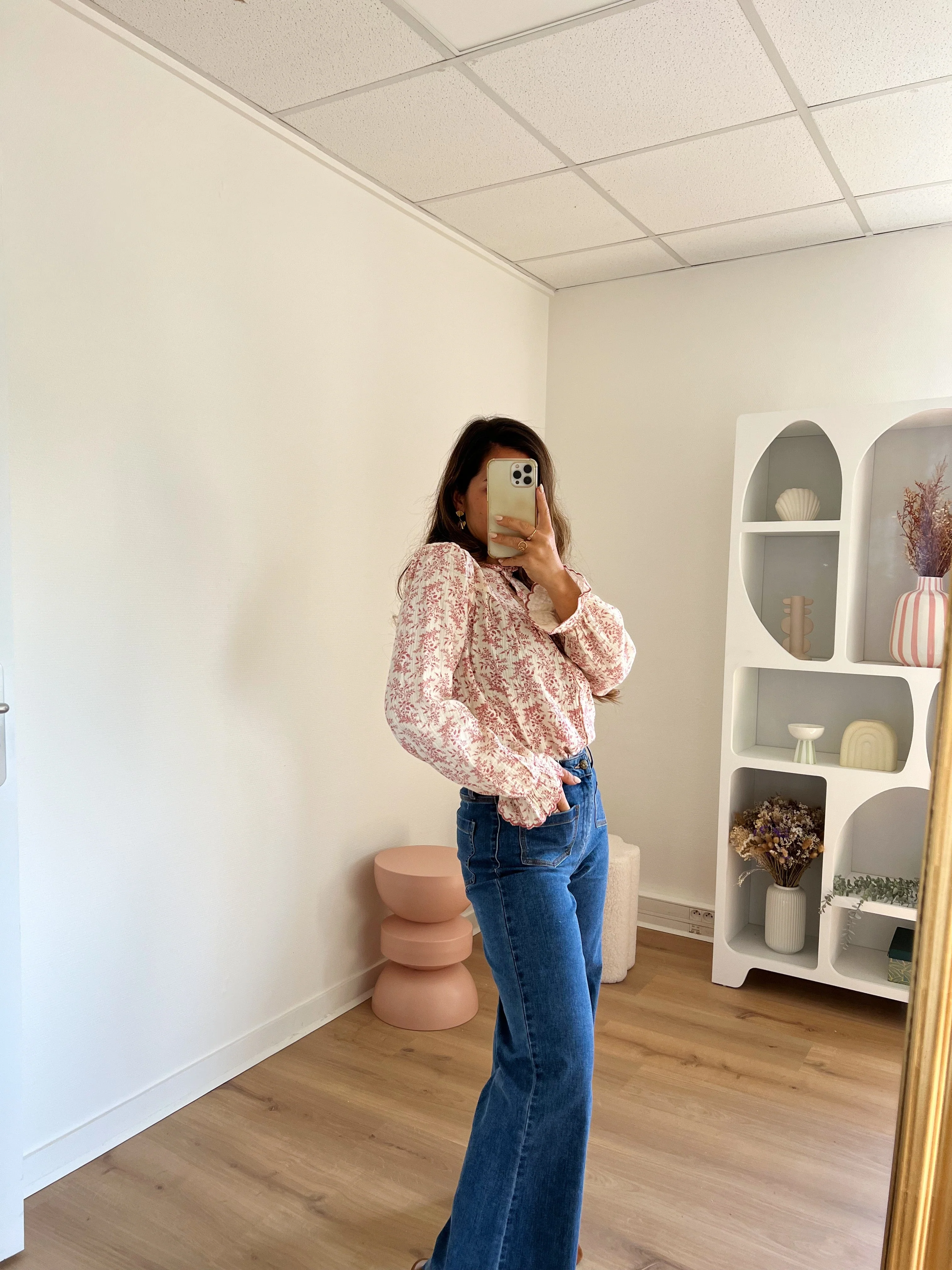 Blouse Fleurie Amélia Rose - Image 3