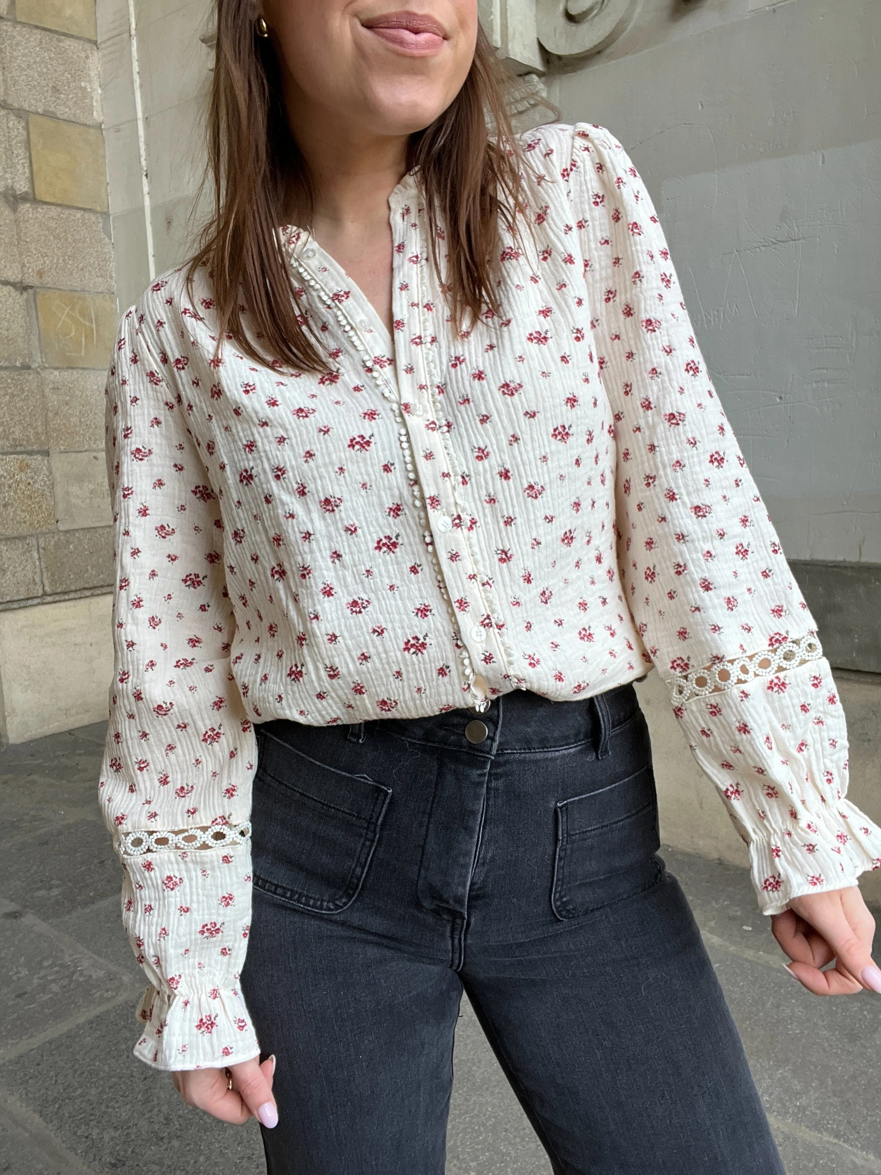 Blouse Fleurie Eugenie - Image 11