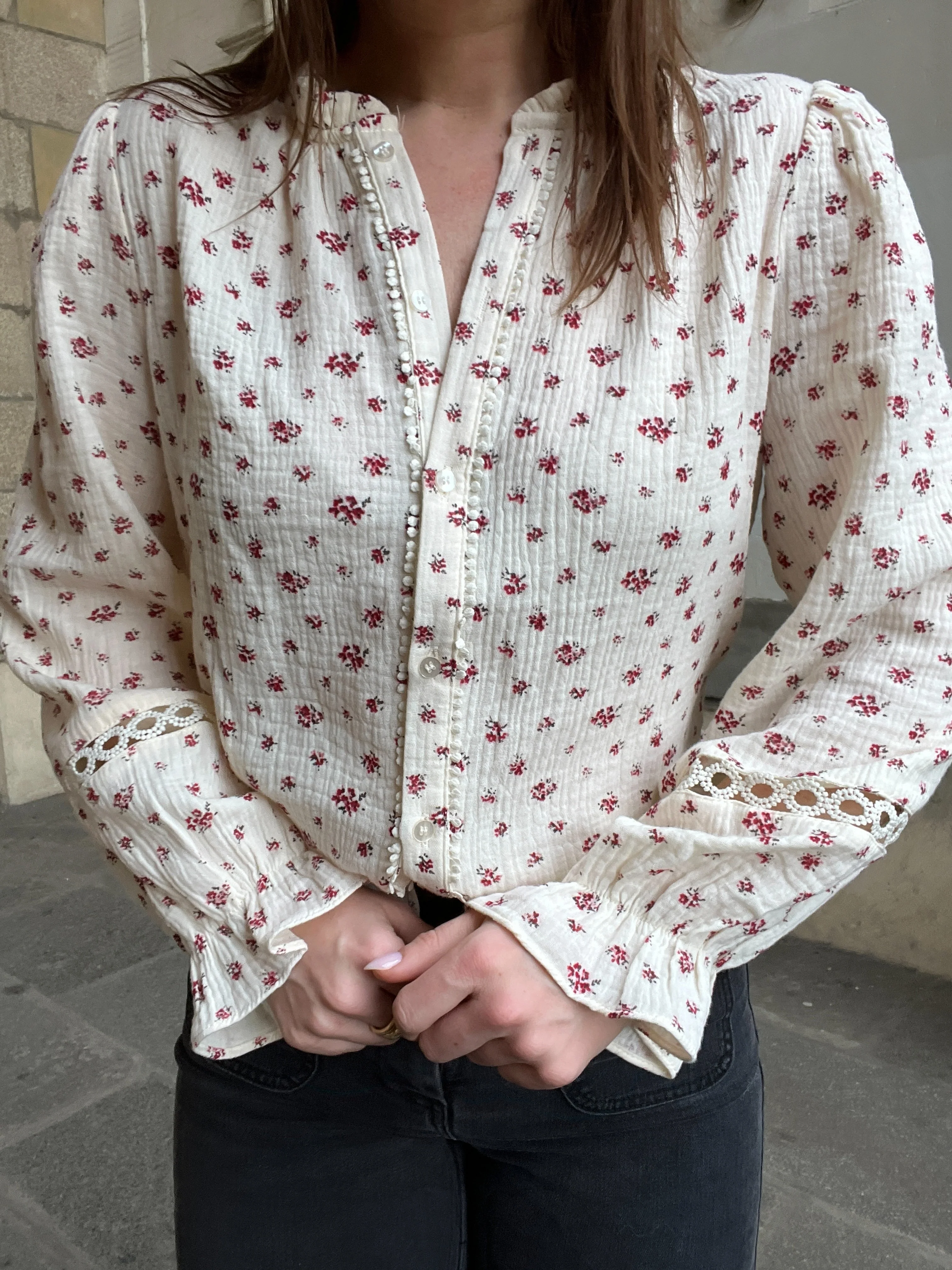 Blouse Fleurie Eugenie - Image 12