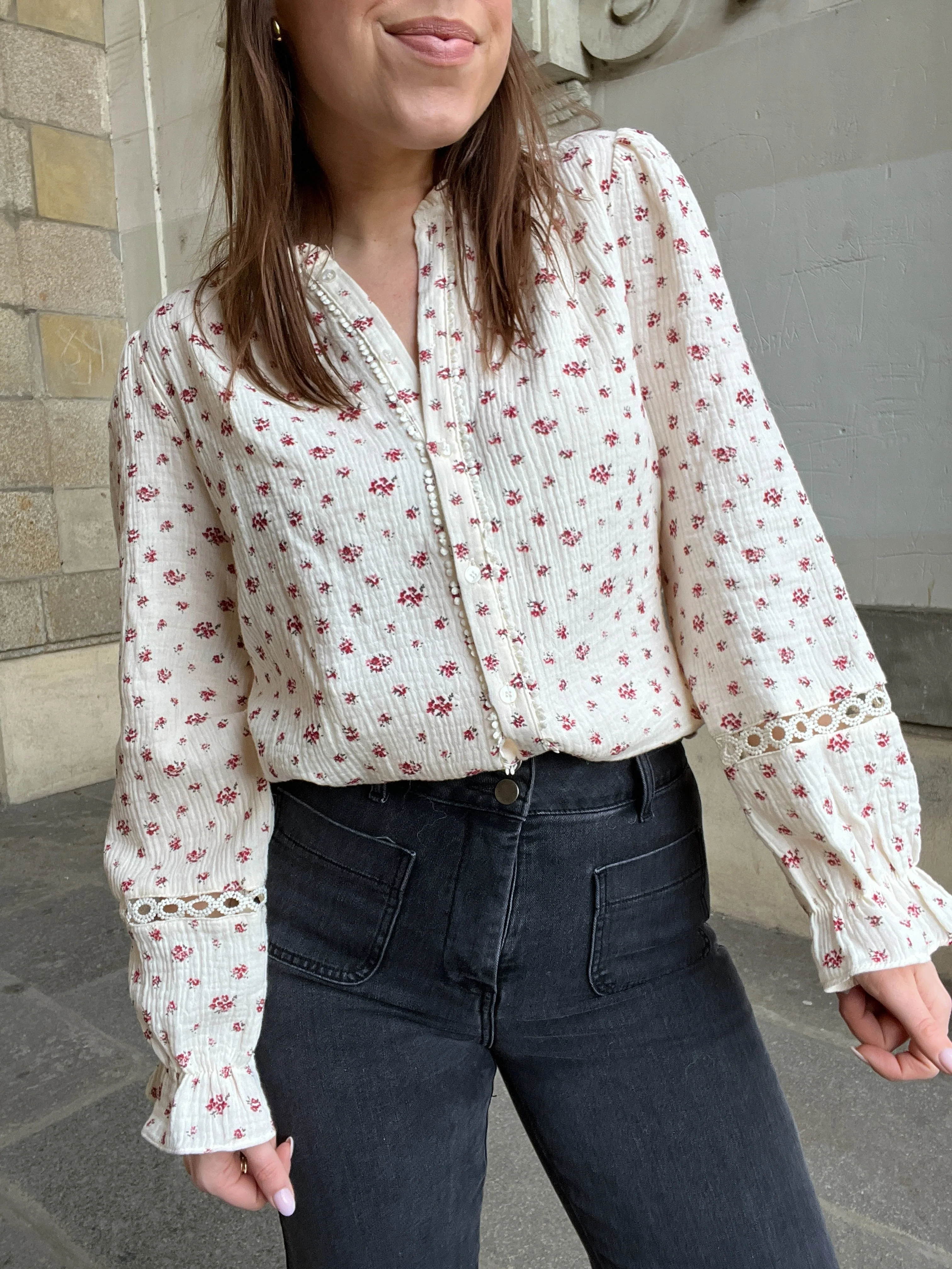 Blouse Fleurie Eugenie - Image 13