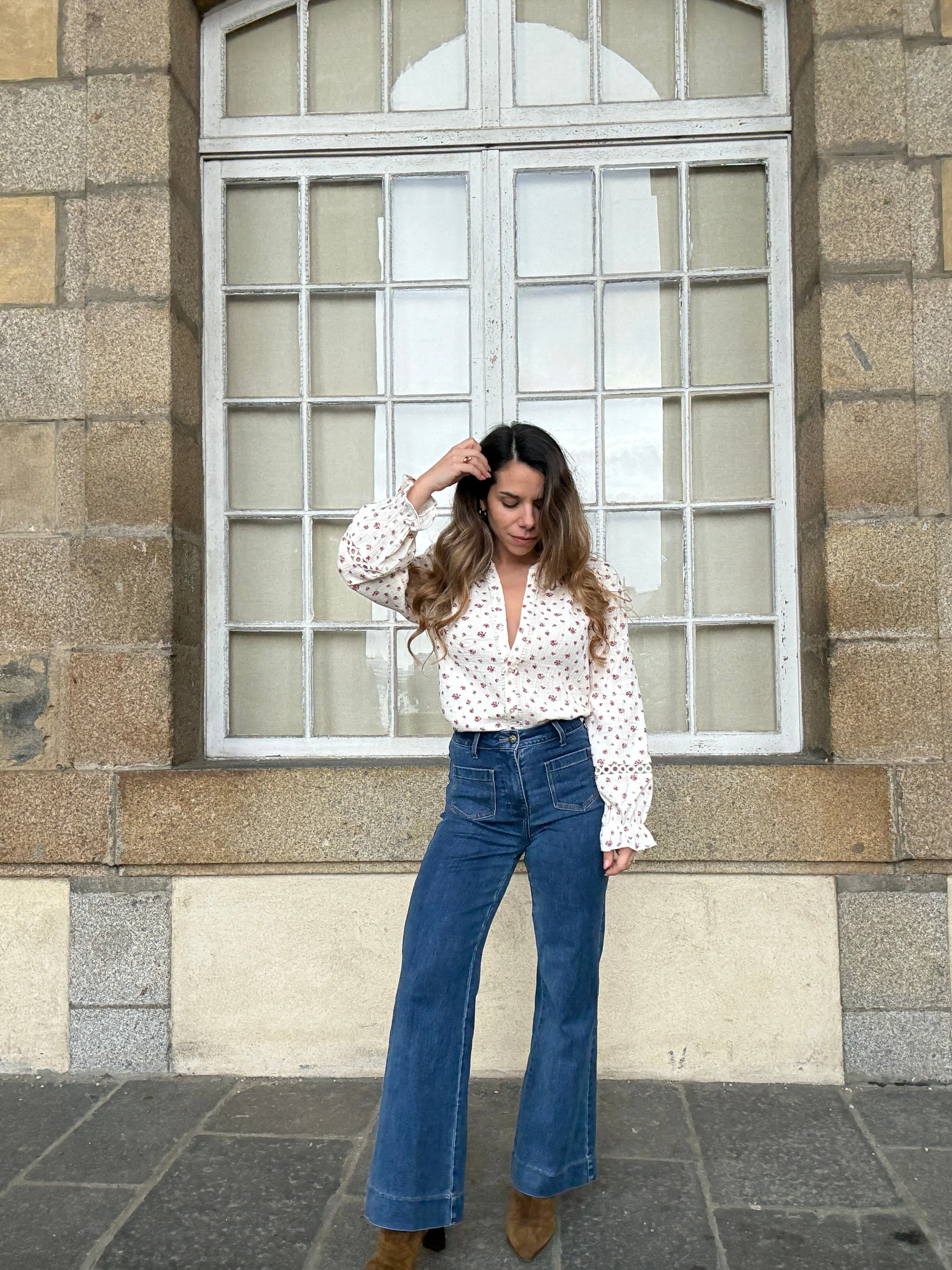 Blouse Fleurie Eugenie - Image 3