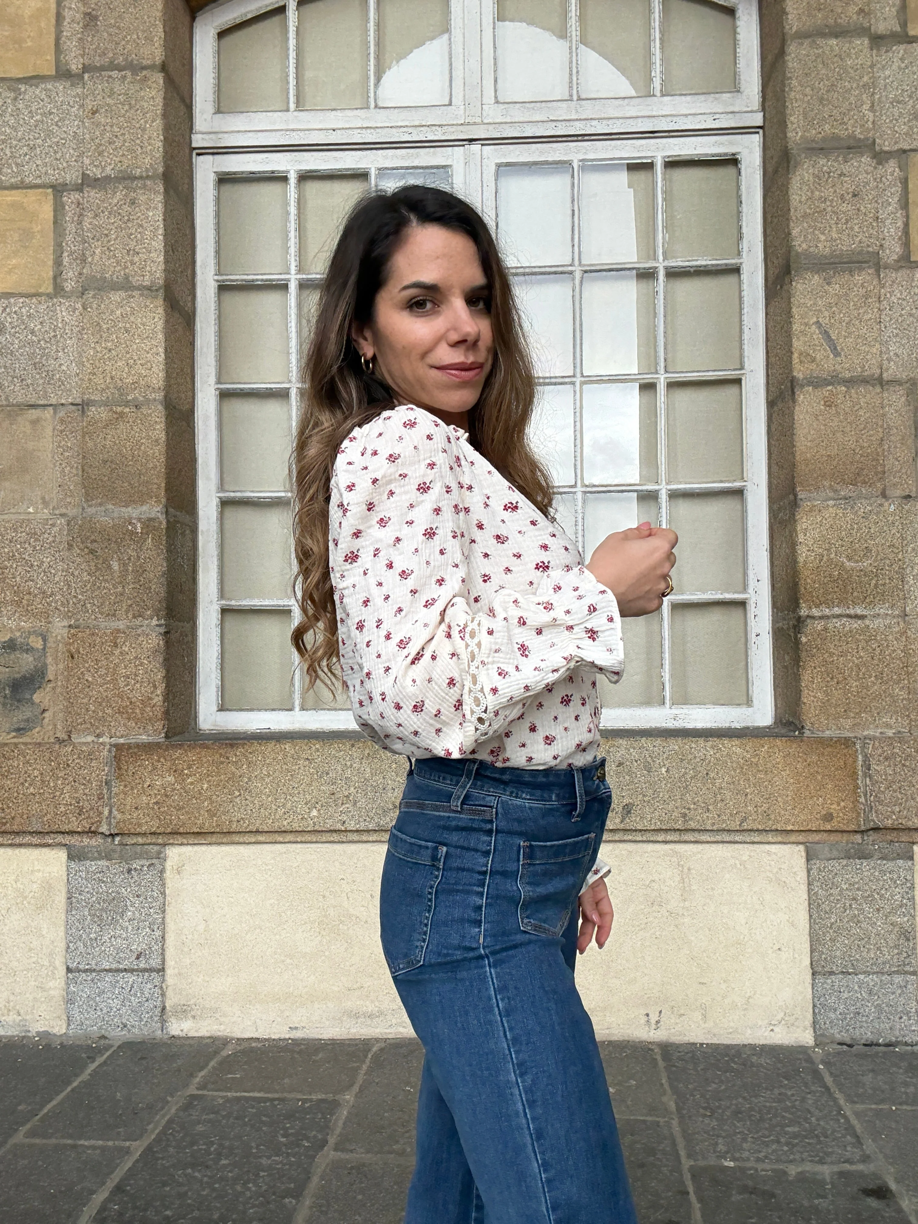 Blouse Fleurie Eugenie - Image 4