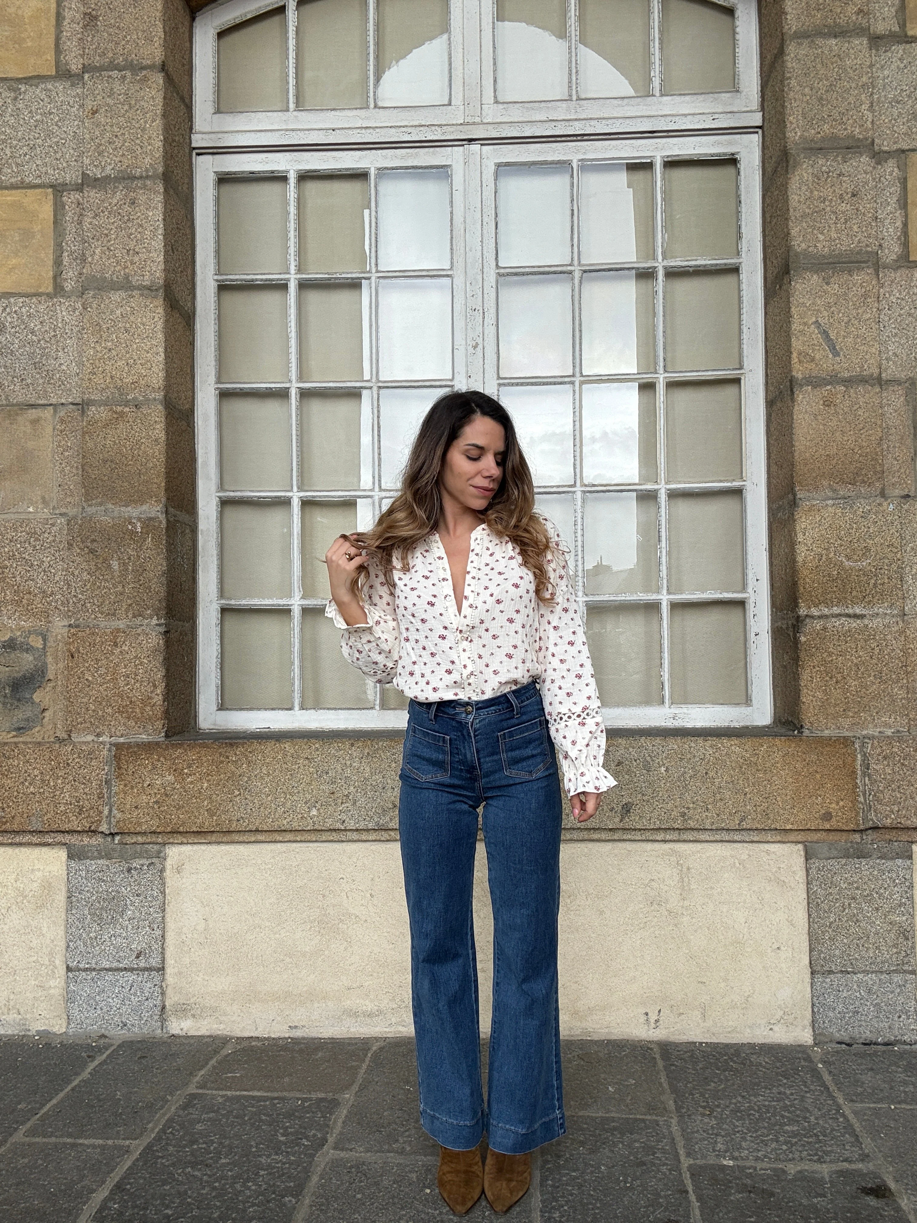 Blouse Fleurie Eugenie - Image 7