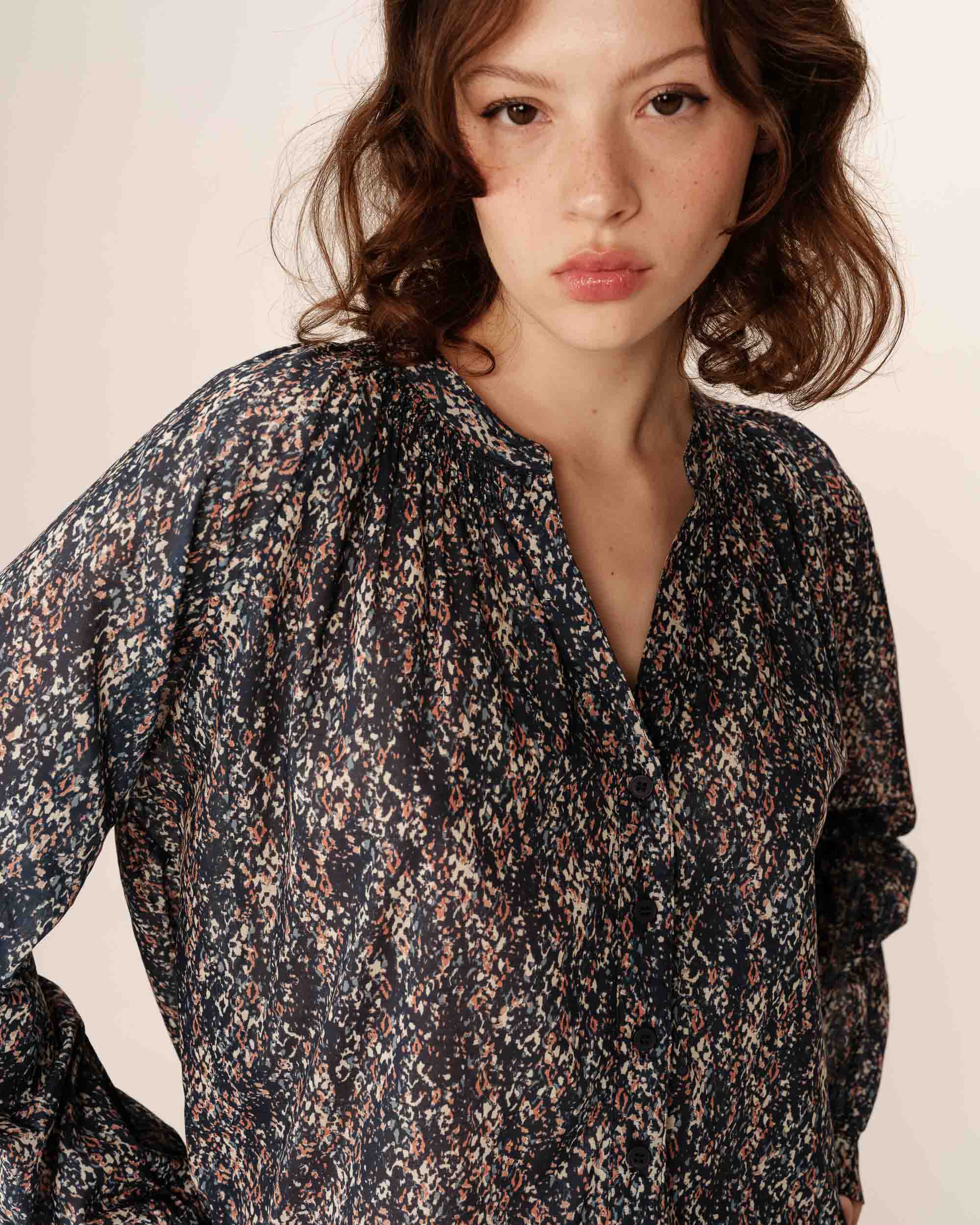 Blouse Platane - Marine - Image 2