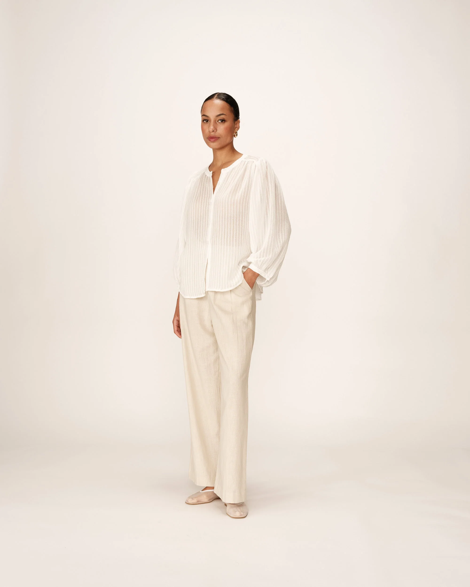 Blouse Poesie - Ecru - Image 3