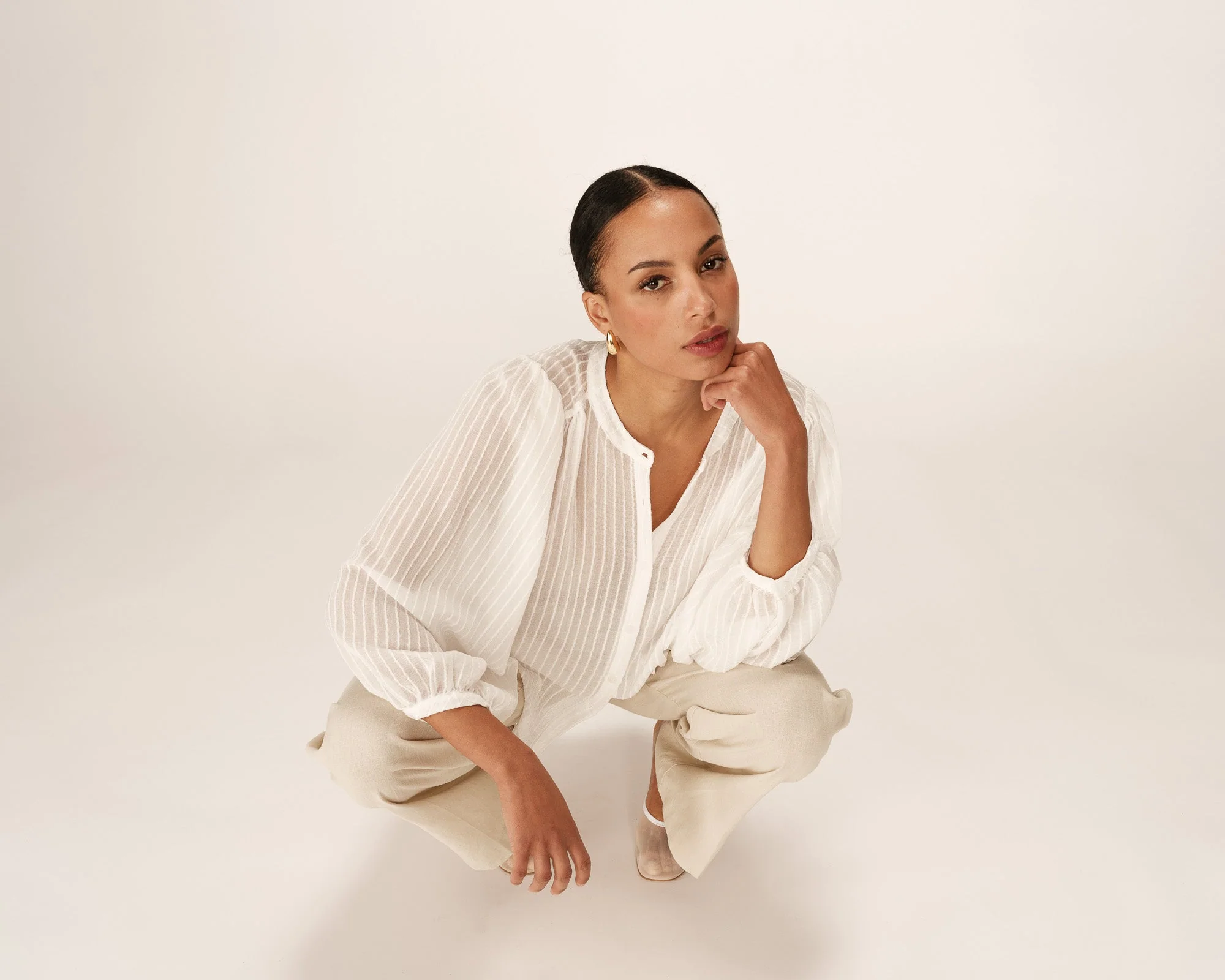 Blouse Poesie - Ecru - Image 6