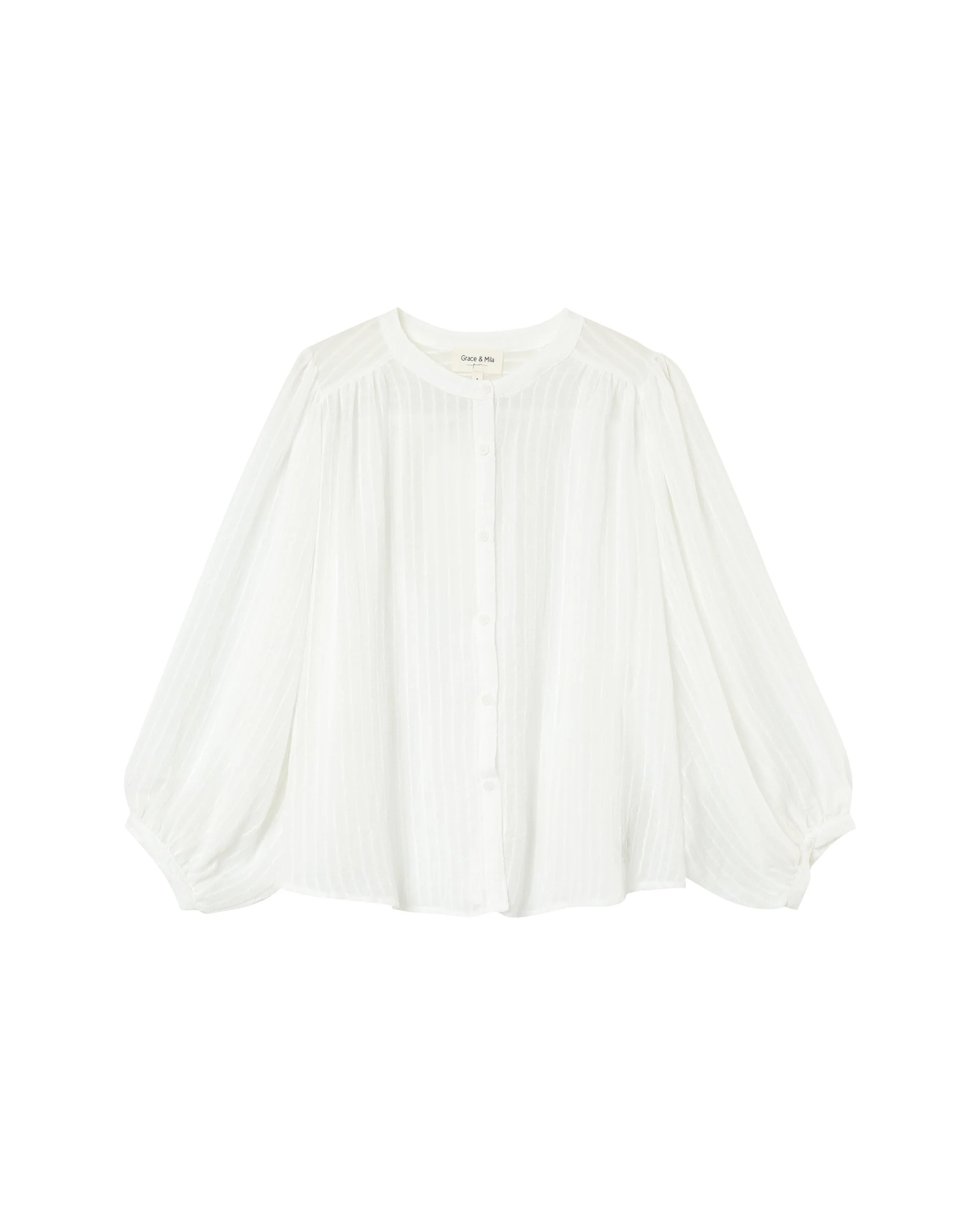 Blouse Poesie - Ecru - Image 7