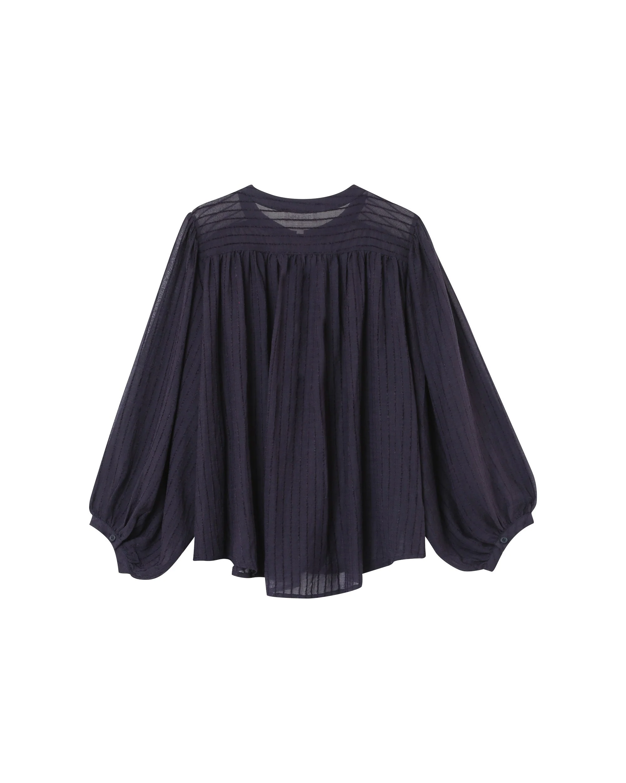 Blouse Poesie - Marine - Image 8