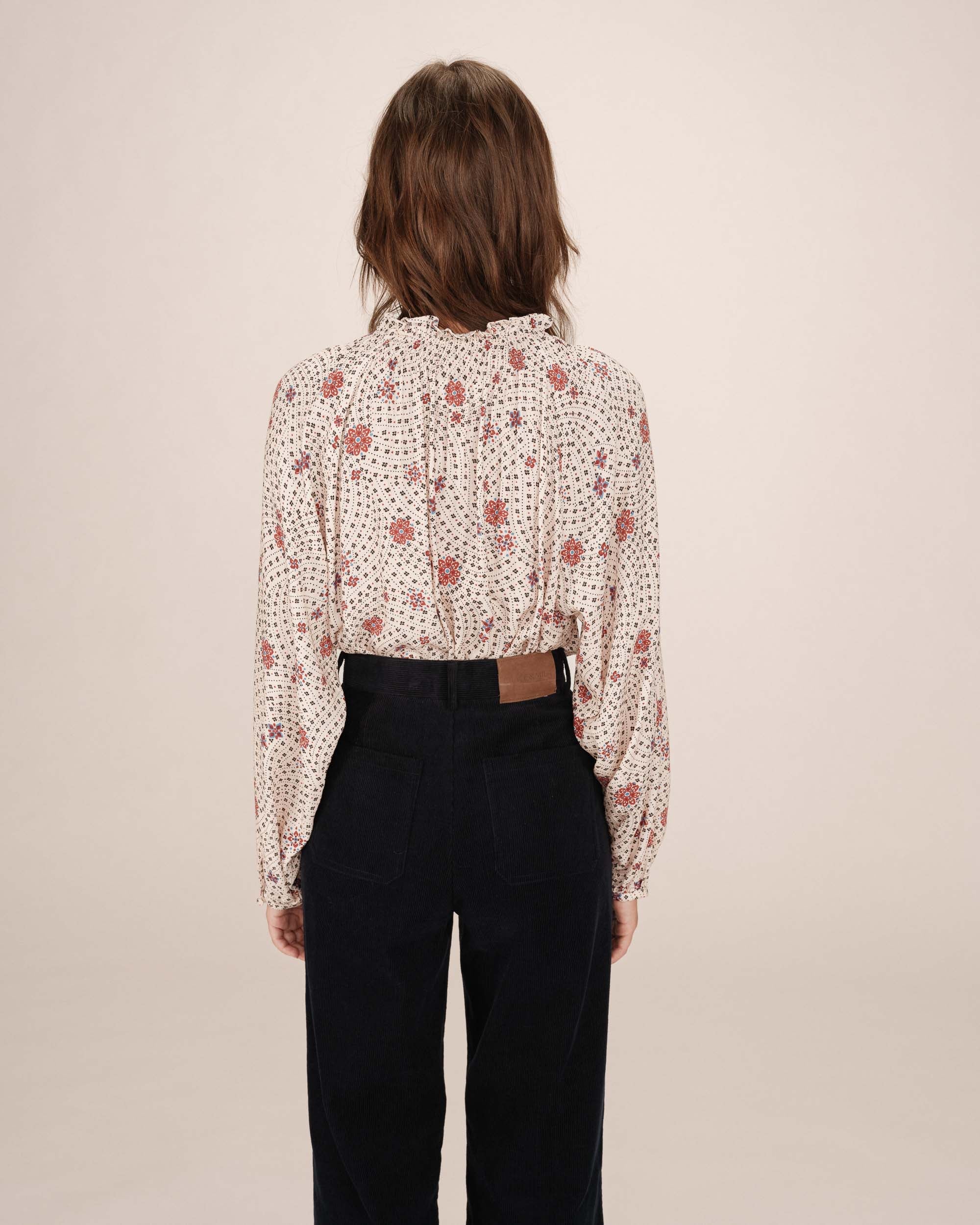 Blouse Imprimée Ecru Scarlett - Image 6