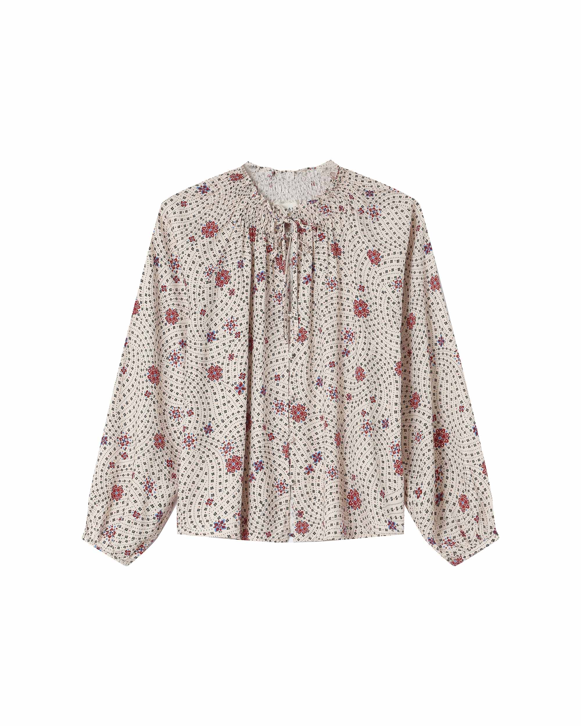 Blouse Imprimée Ecru Scarlett - Image 7