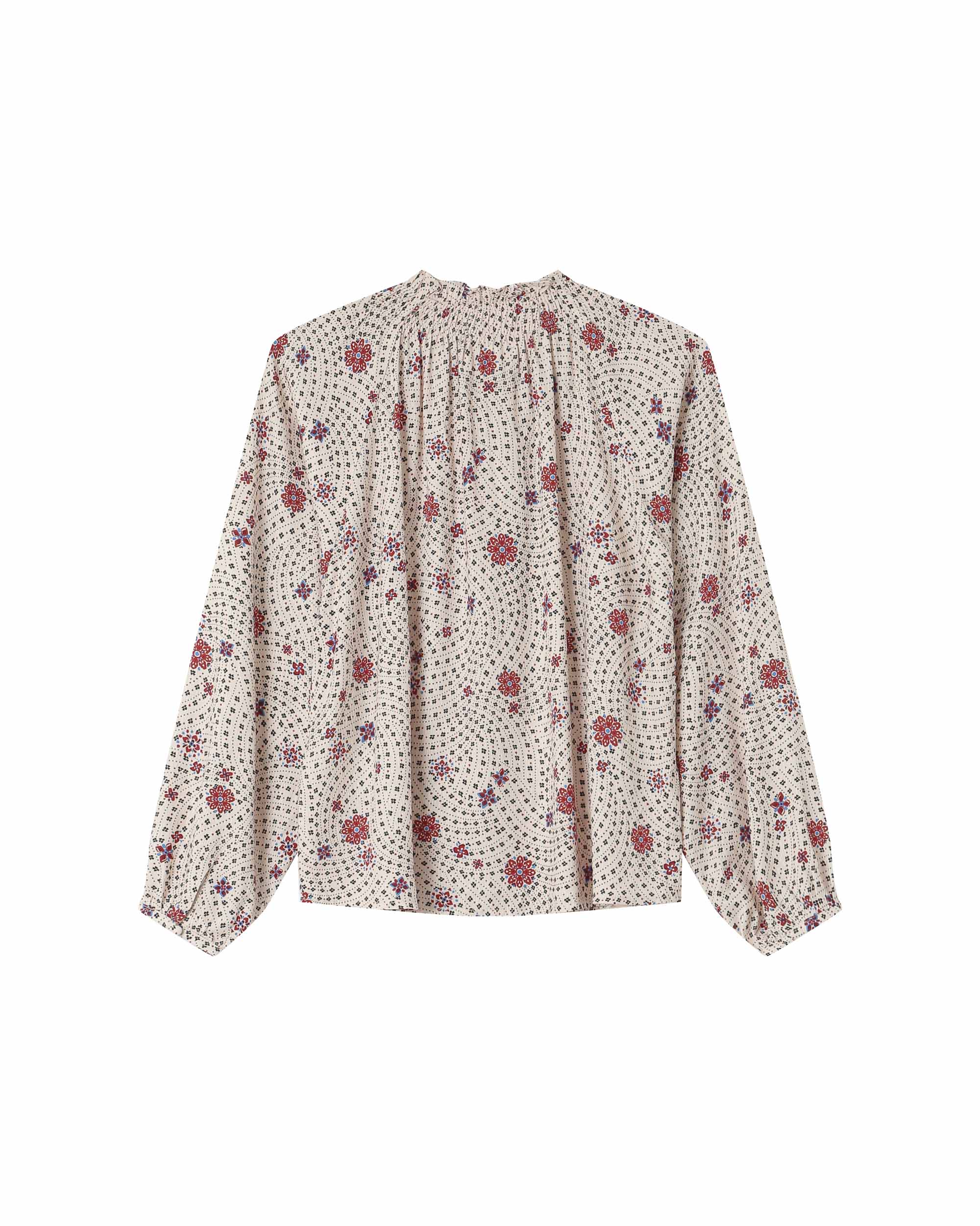 Blouse Imprimée Ecru Scarlett - Image 8