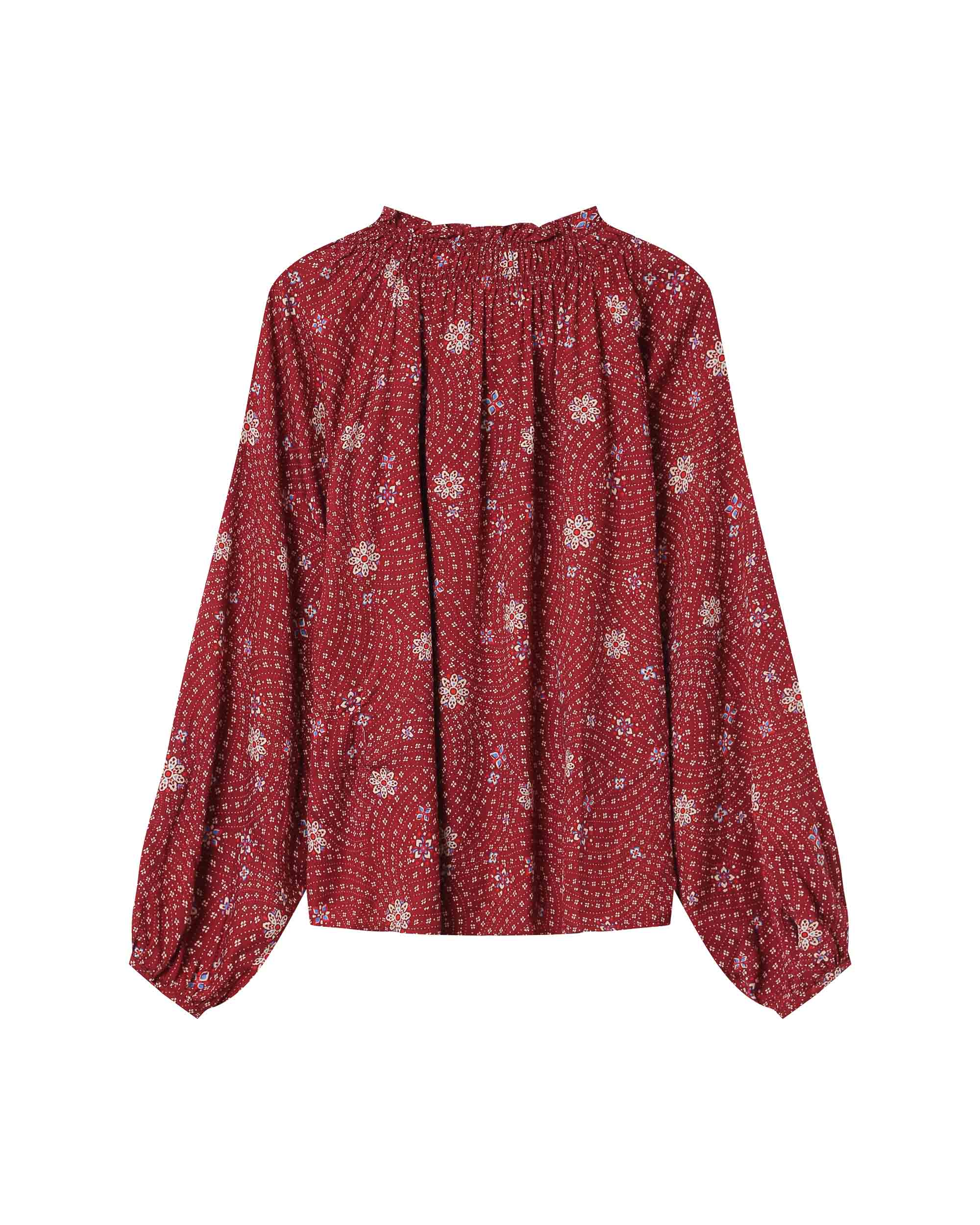 Blouse Imprimée Terracotta Scarlett - Image 8