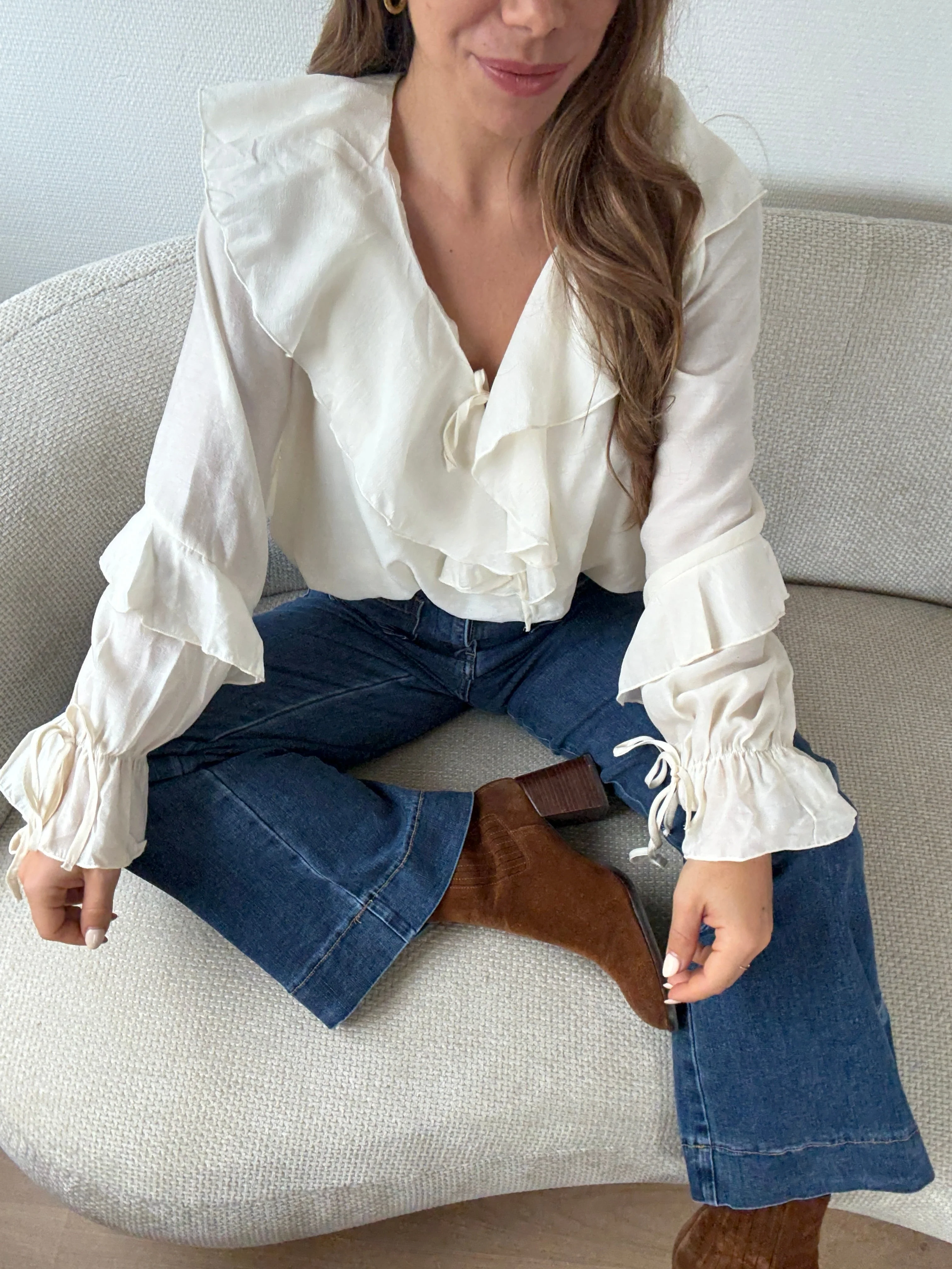 Blouse Iris Écru - Image 10