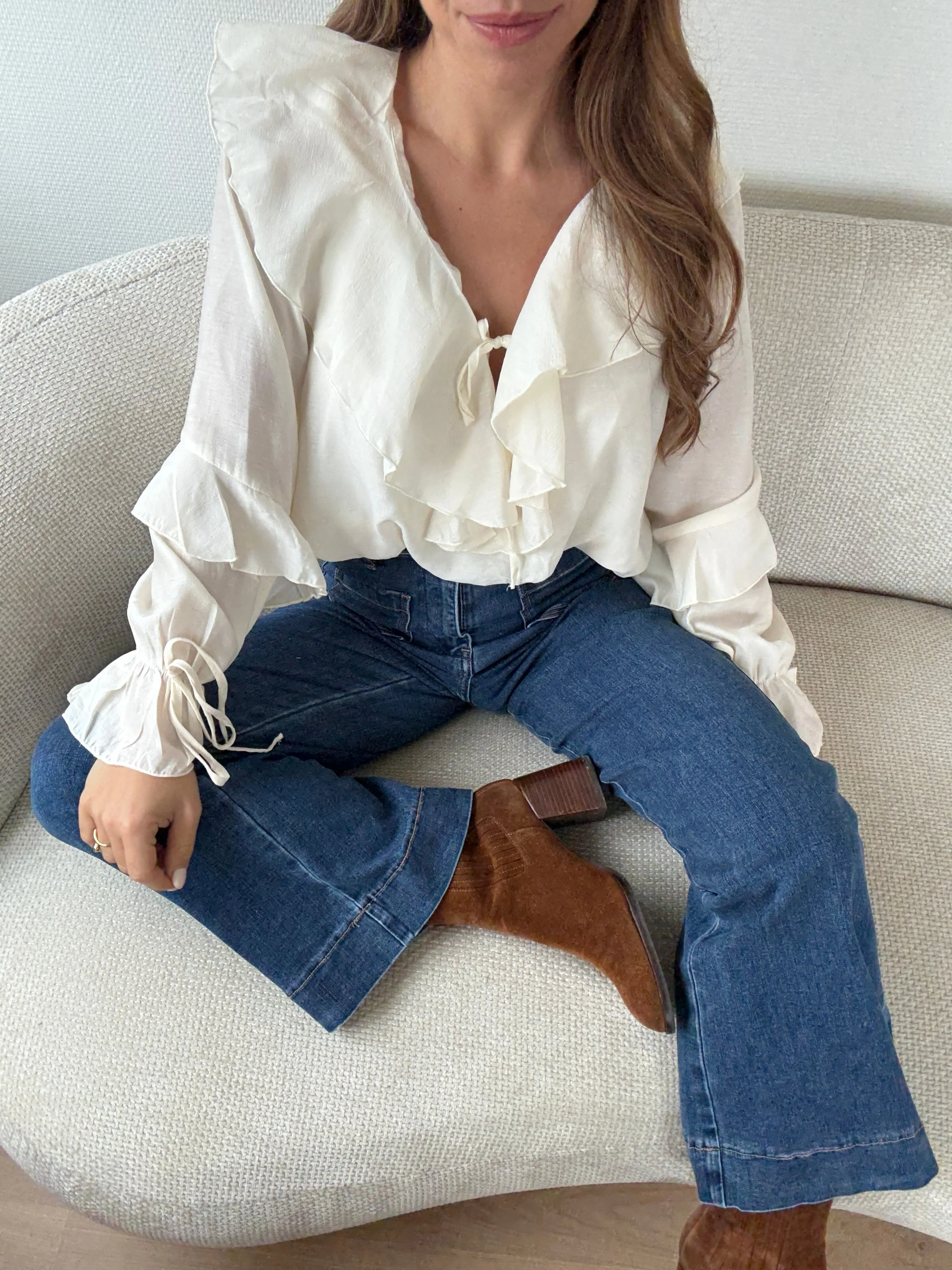 Blouse Iris Écru - Image 11