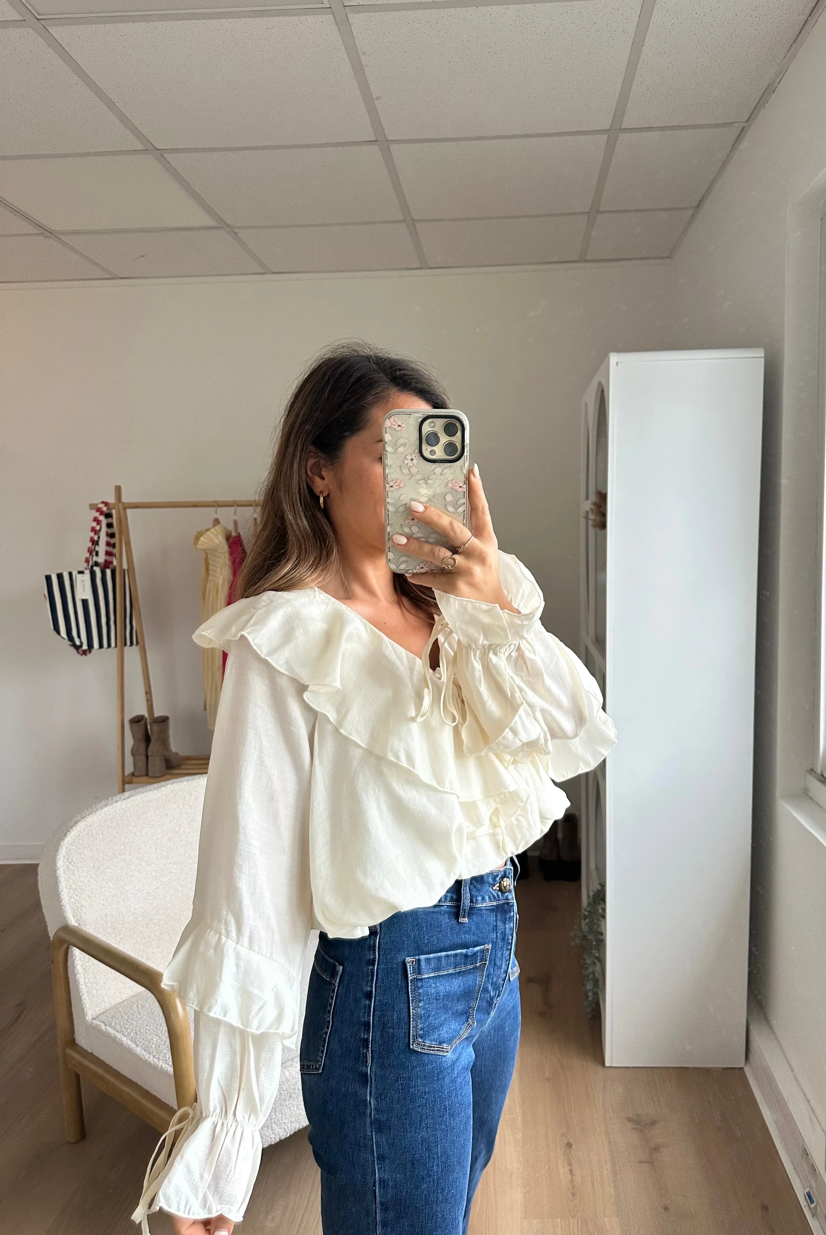 Blouse Iris Écru - Image 14