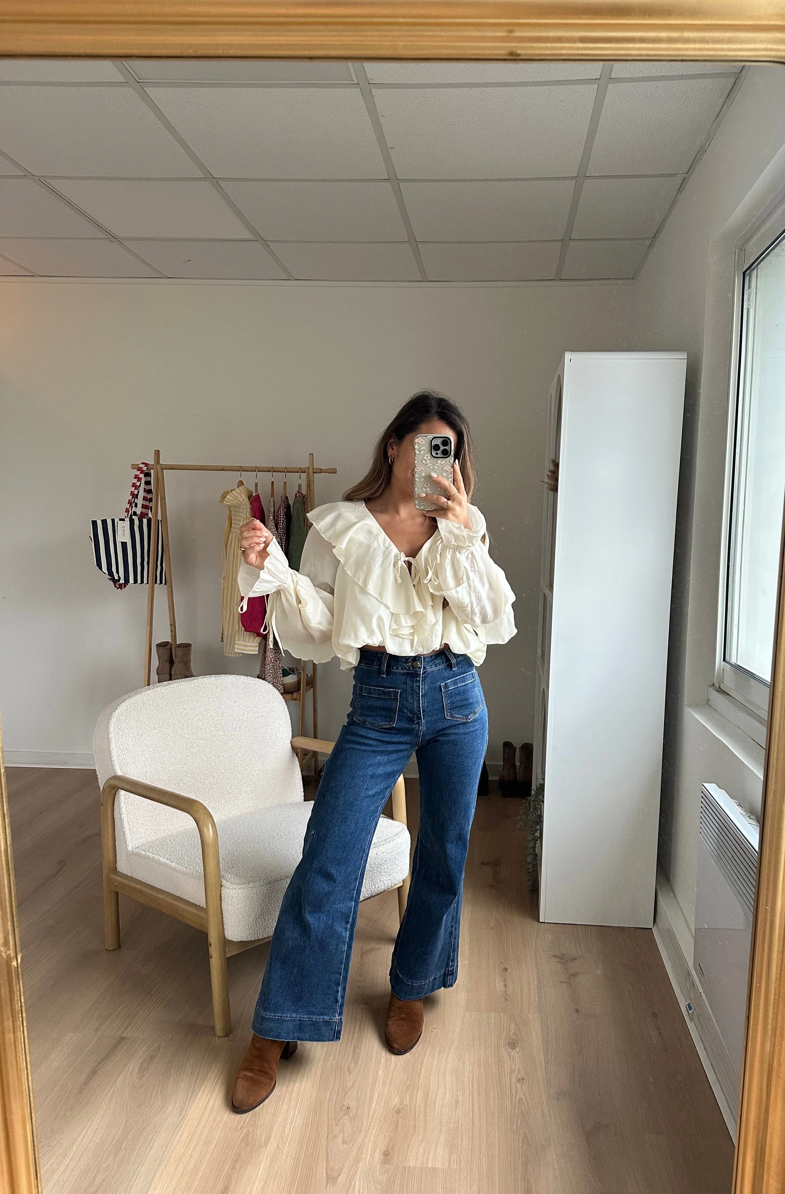 Blouse Iris Écru - Image 15