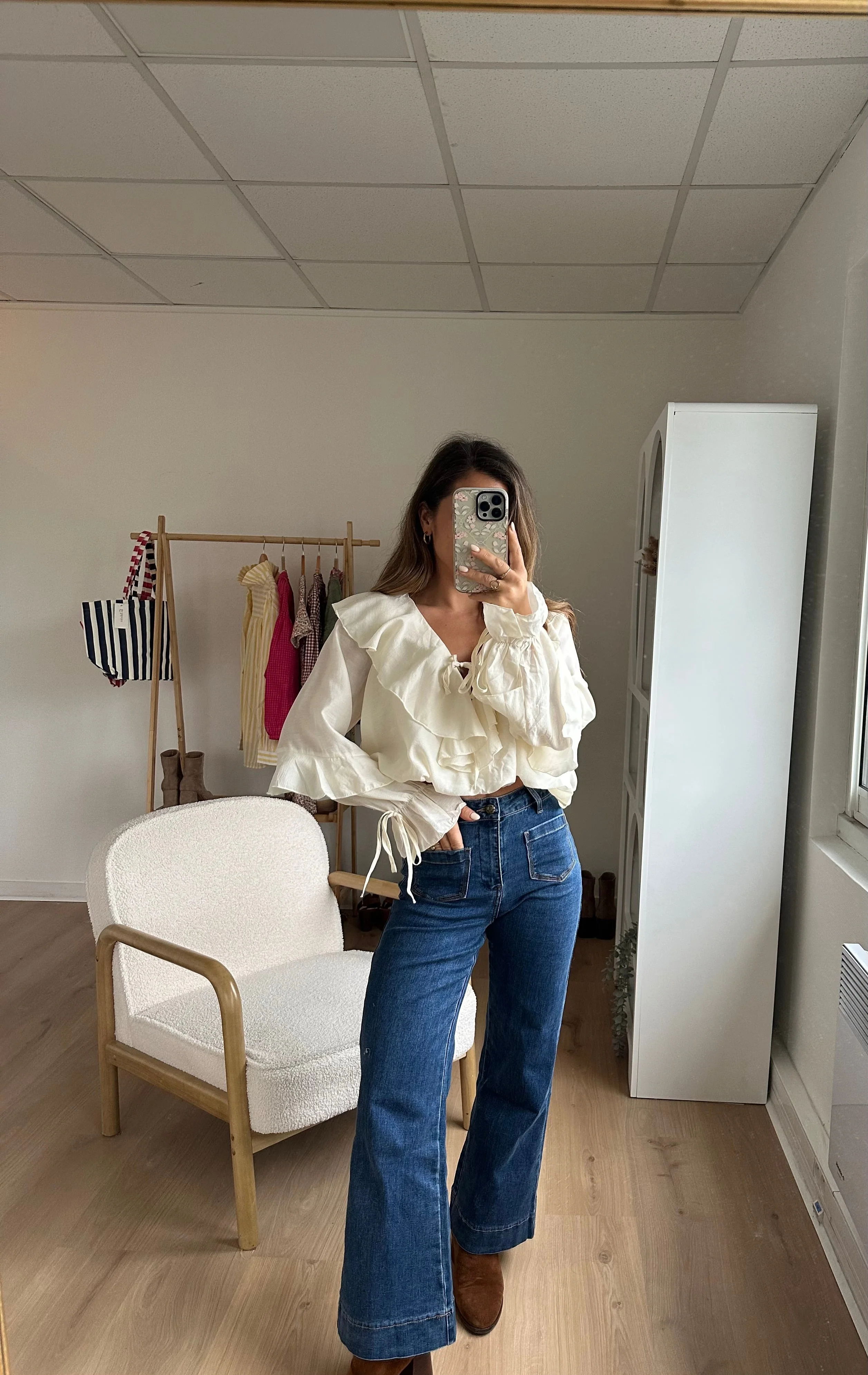 Blouse Iris Écru - Image 16