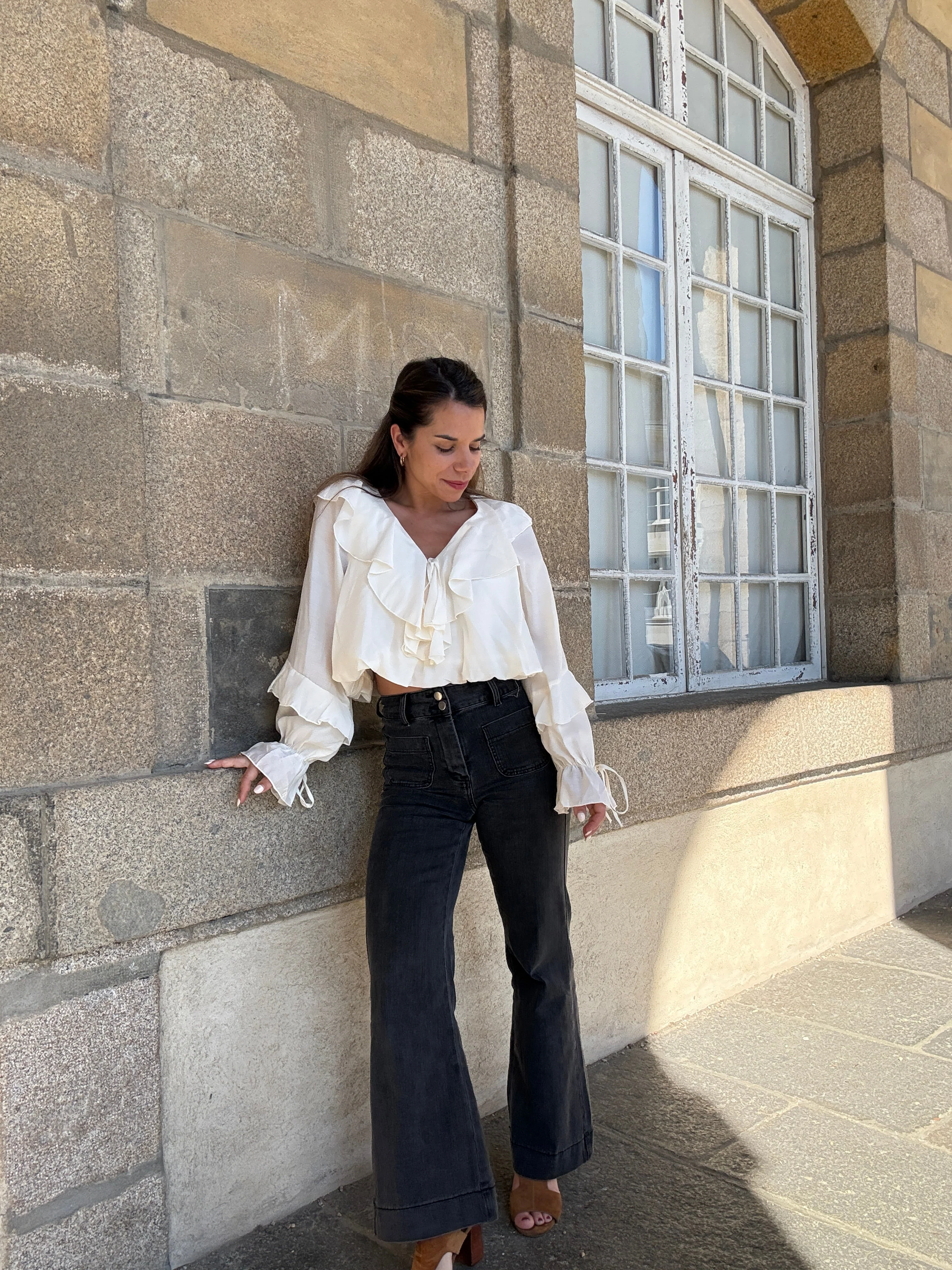 Blouse Iris Écru - Image 2