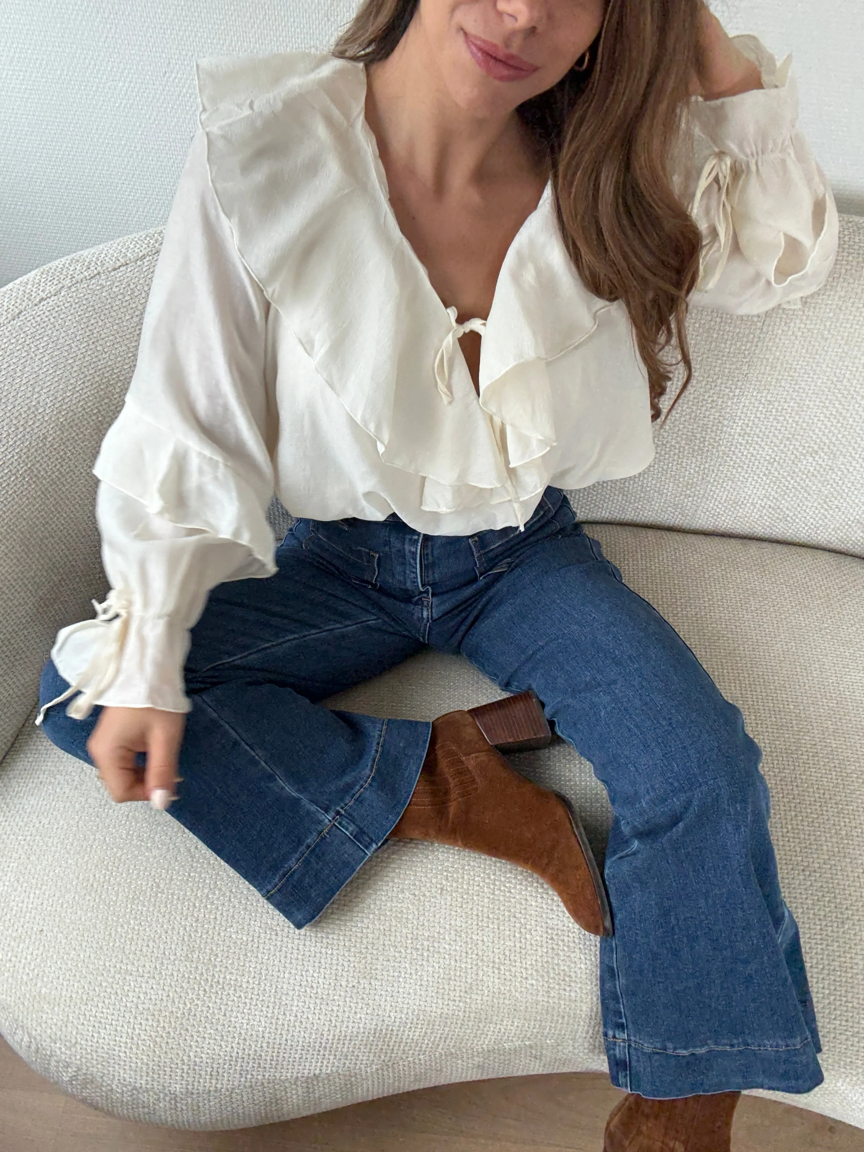 Blouse Iris Écru - Image 5