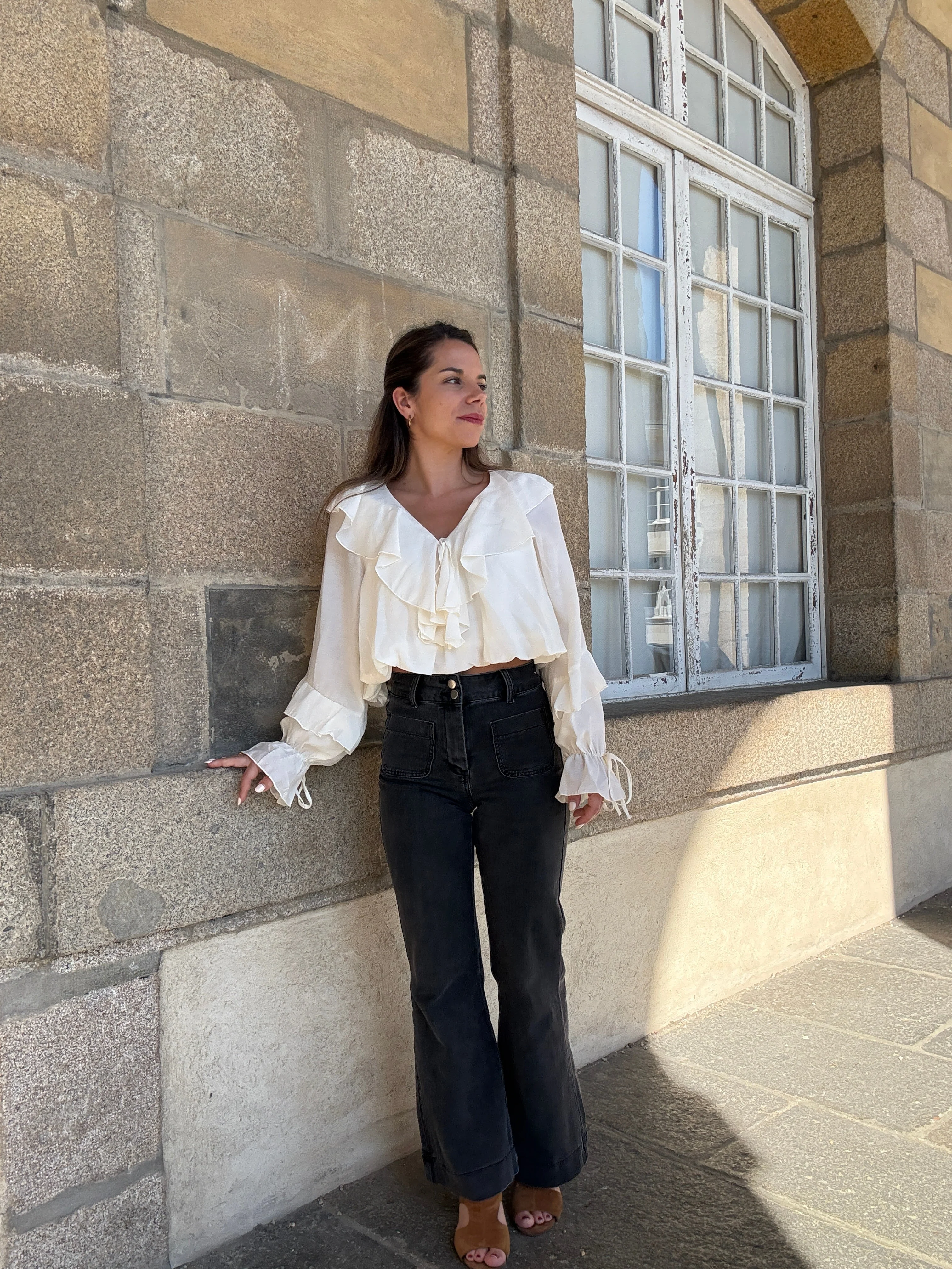 Blouse Iris Écru - Image 8