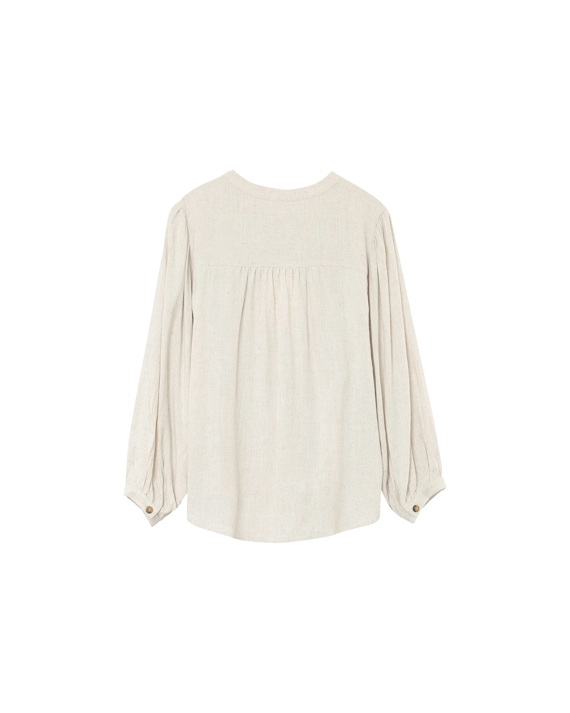 Blouse Portrait - Beige - Image 8