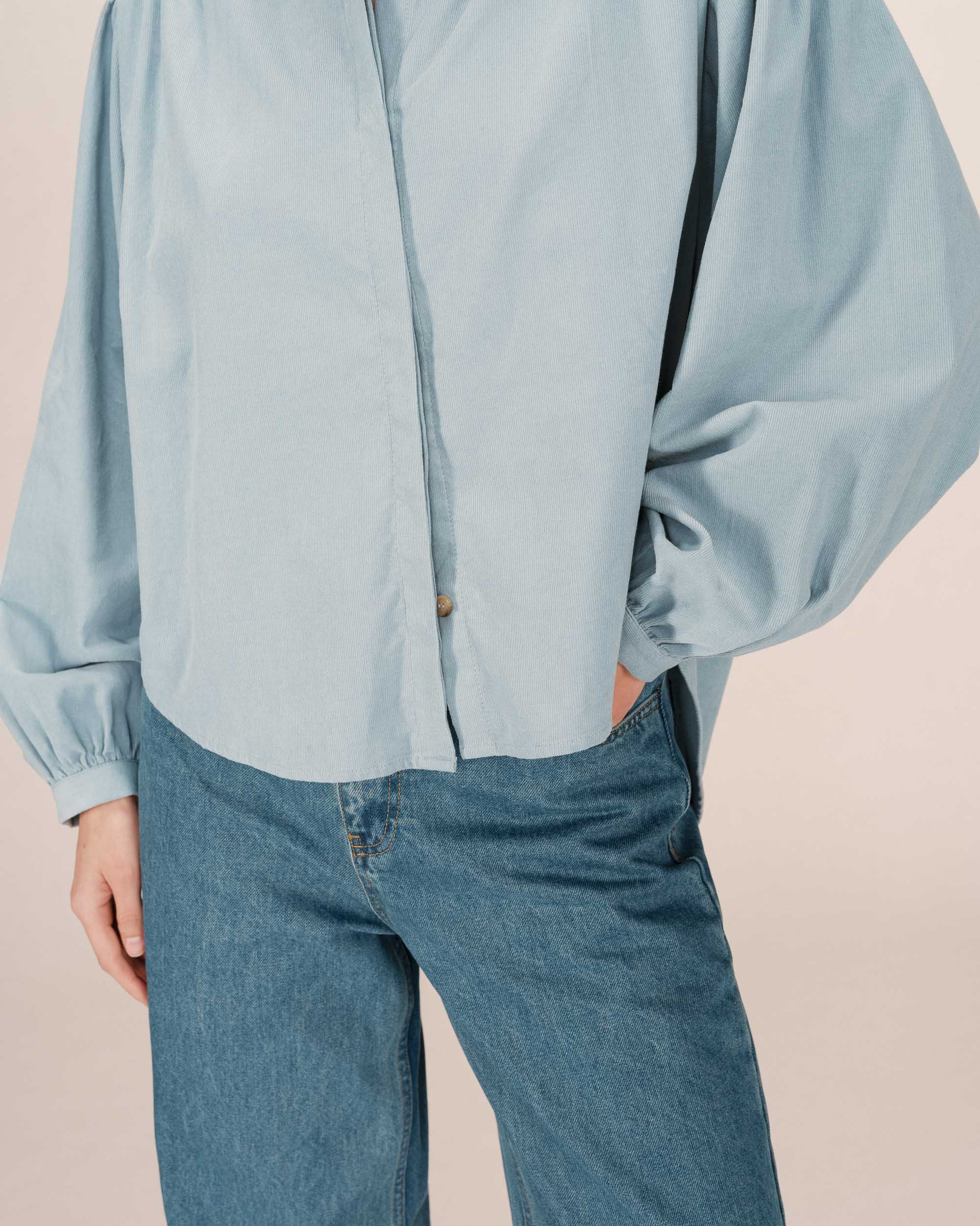 Blouse Oversize Sauge Suri - Image 2