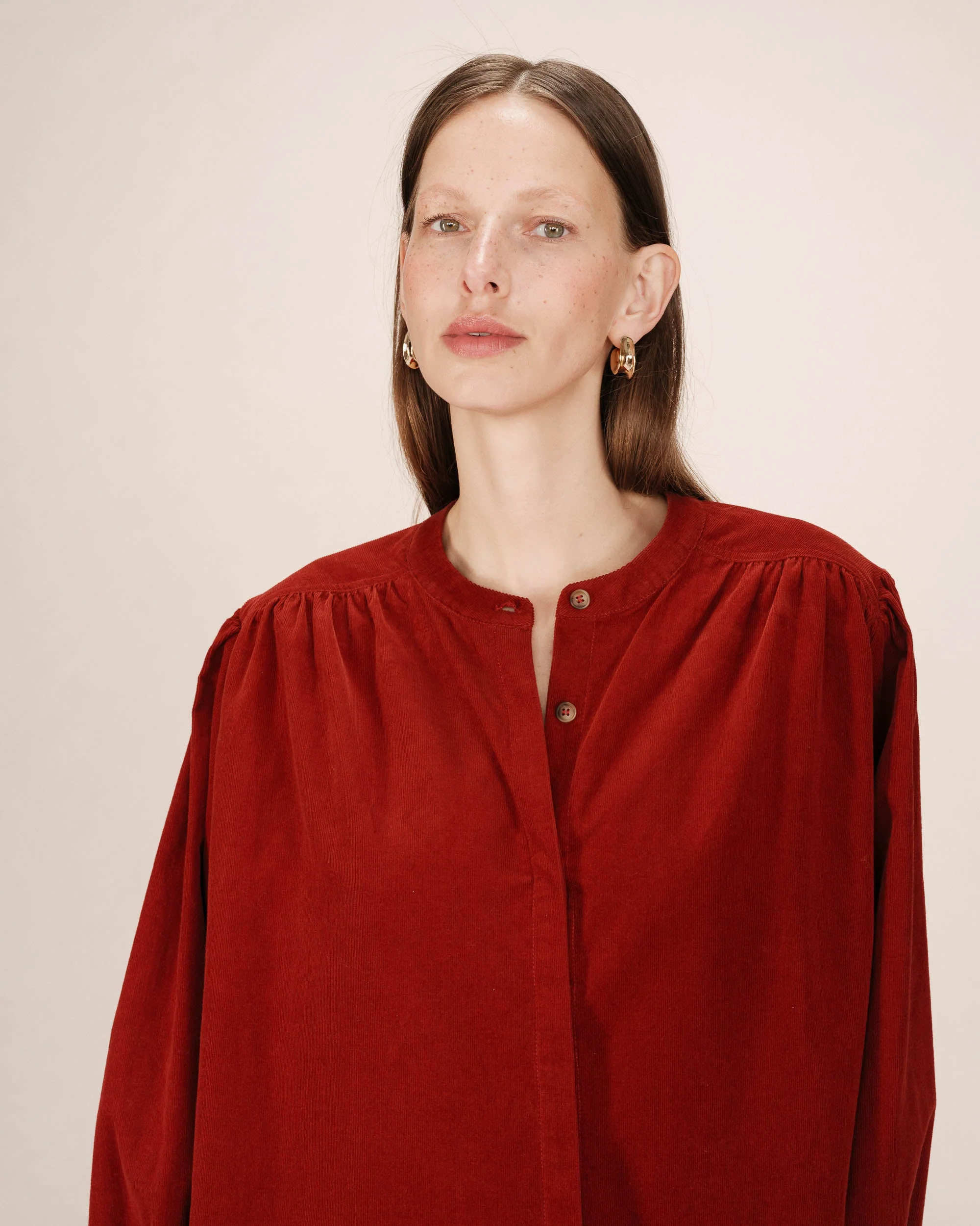 Blouse Oversize Terracotta Suri - Image 2