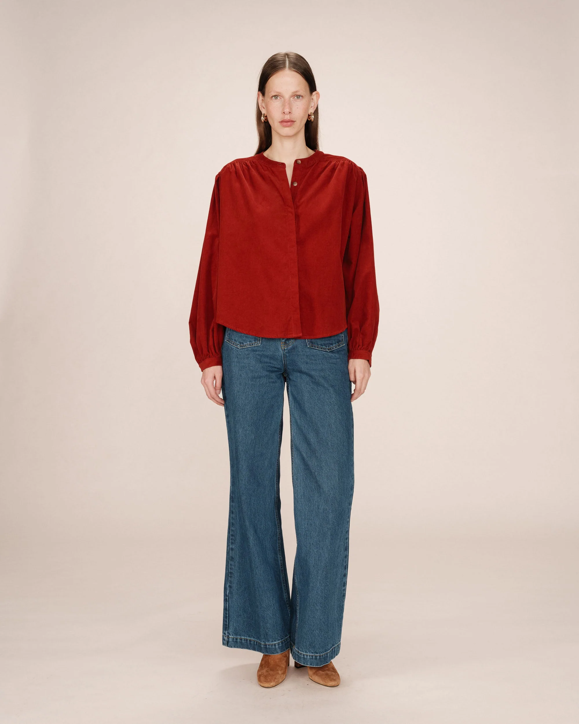 Blouse Oversize Terracotta Suri - Image 3