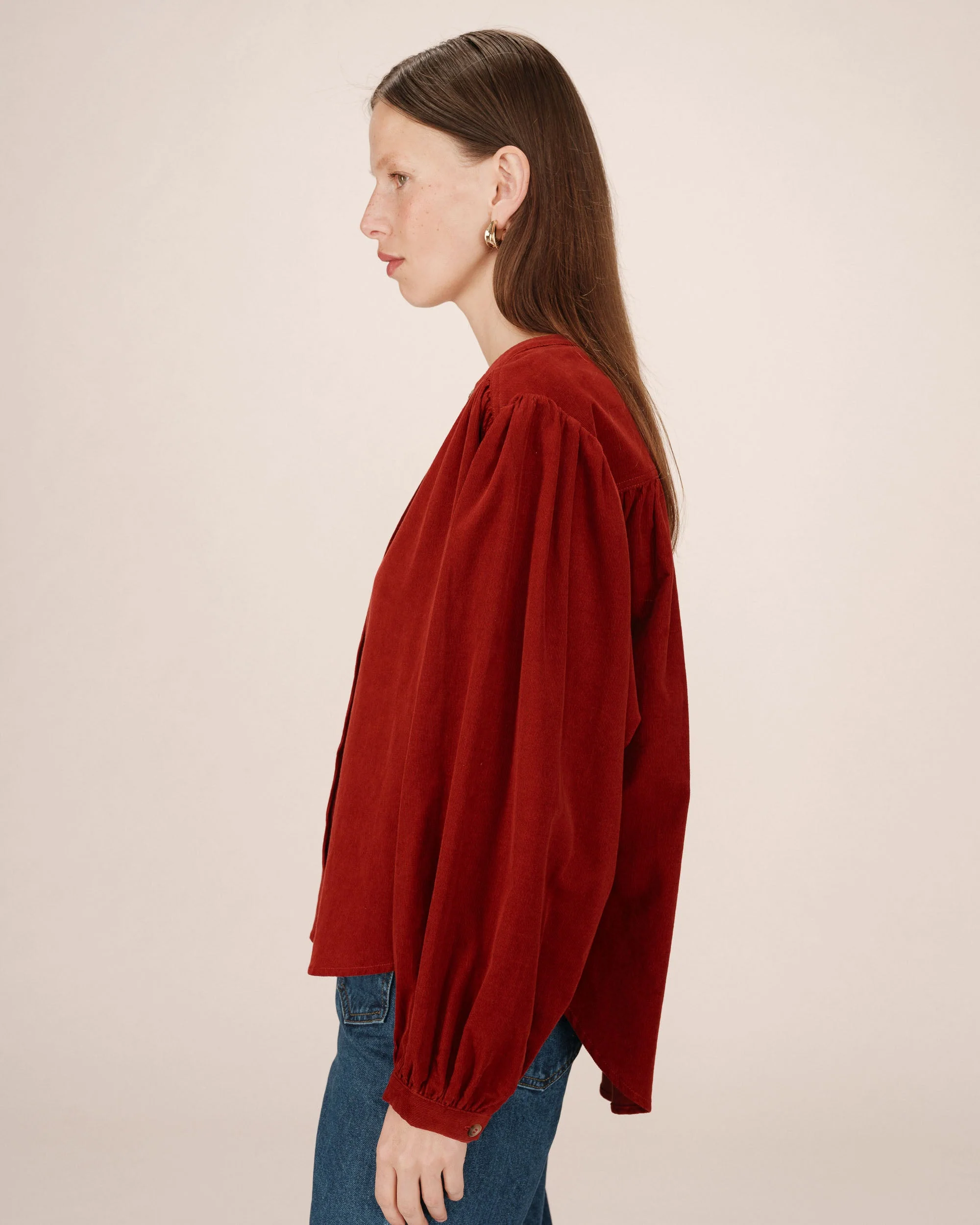 Blouse Oversize Terracotta Suri - Image 4