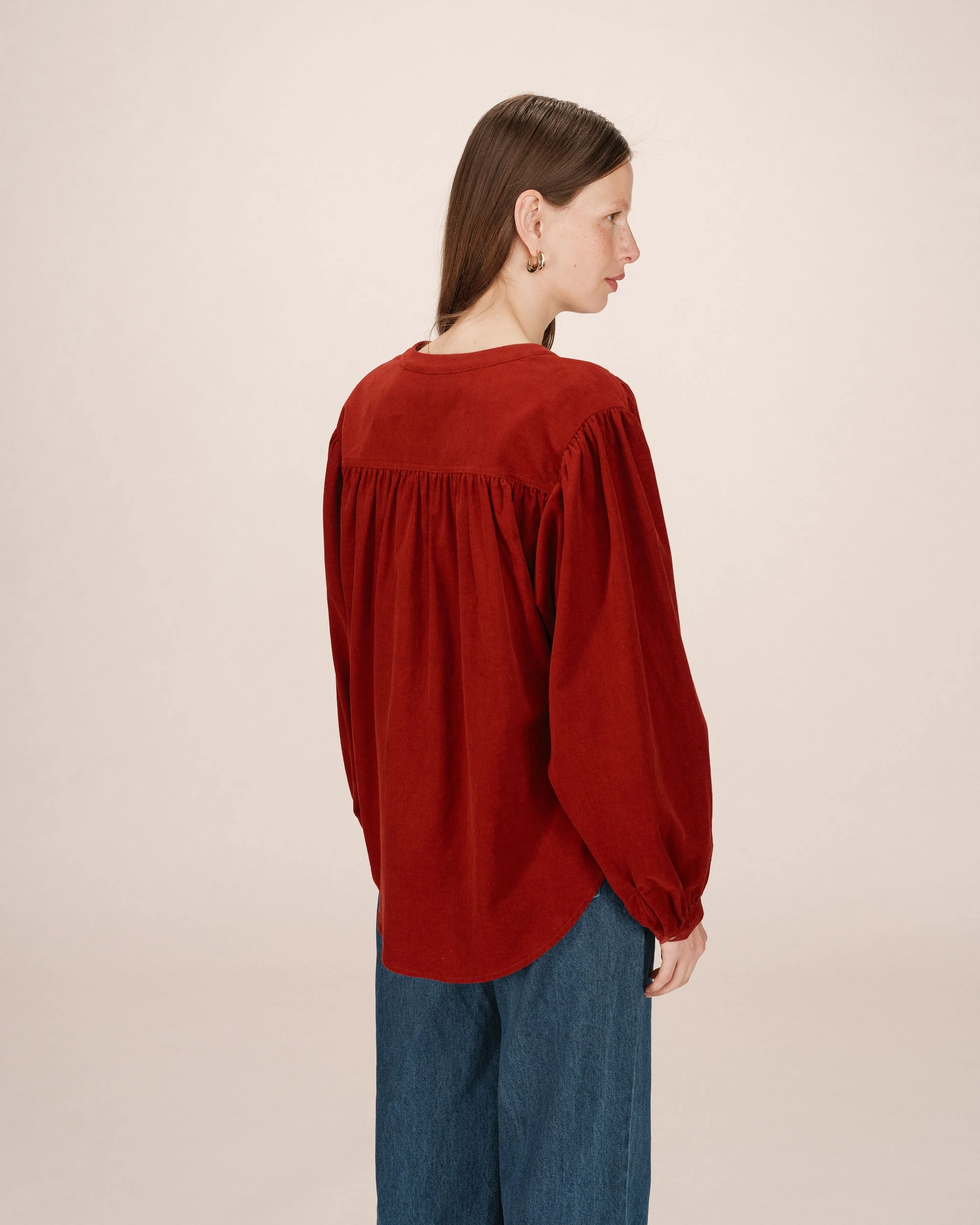 Blouse Oversize Terracotta Suri - Image 5