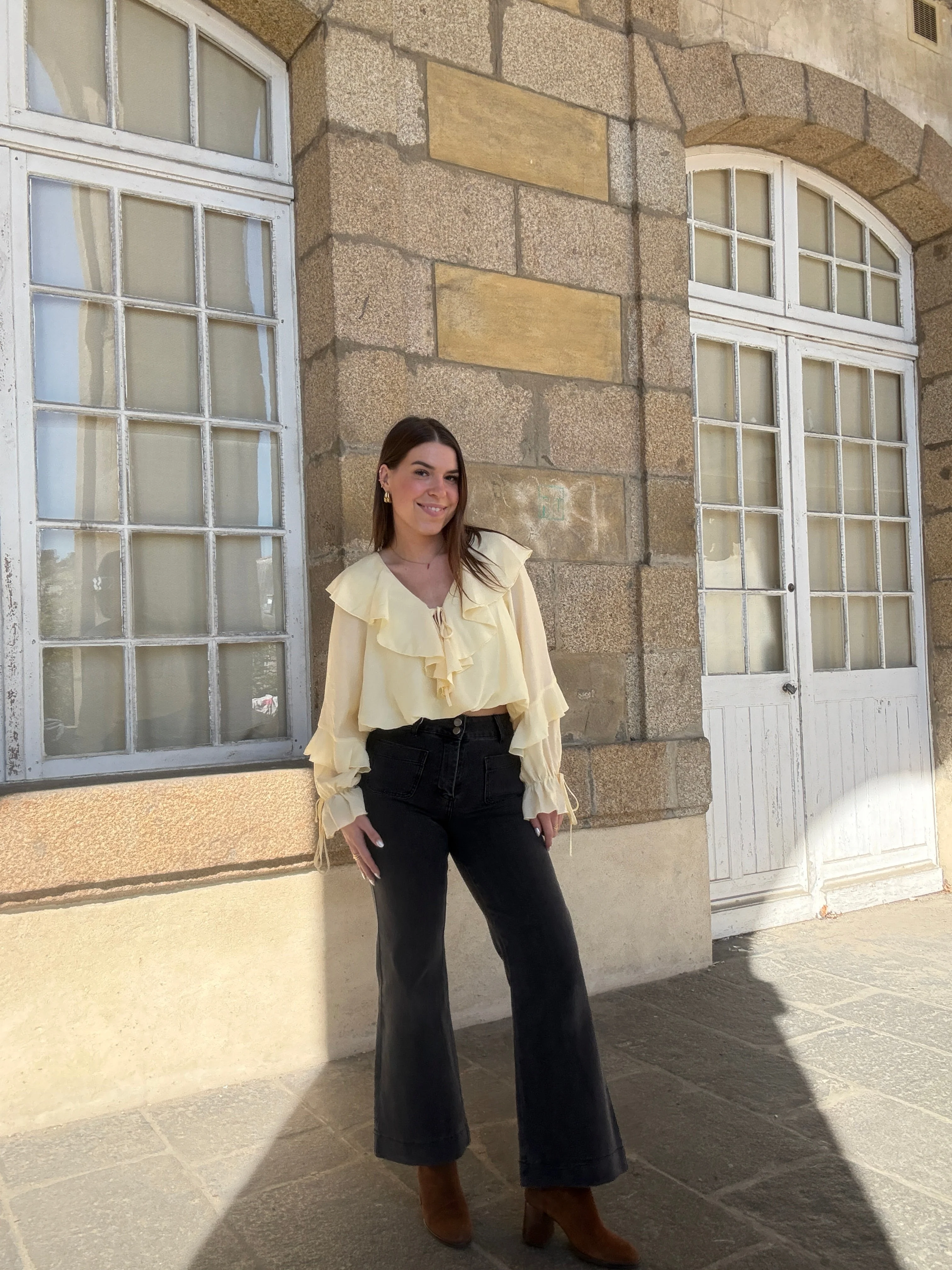 Blouse Iris Jaune Pâle - Image 21