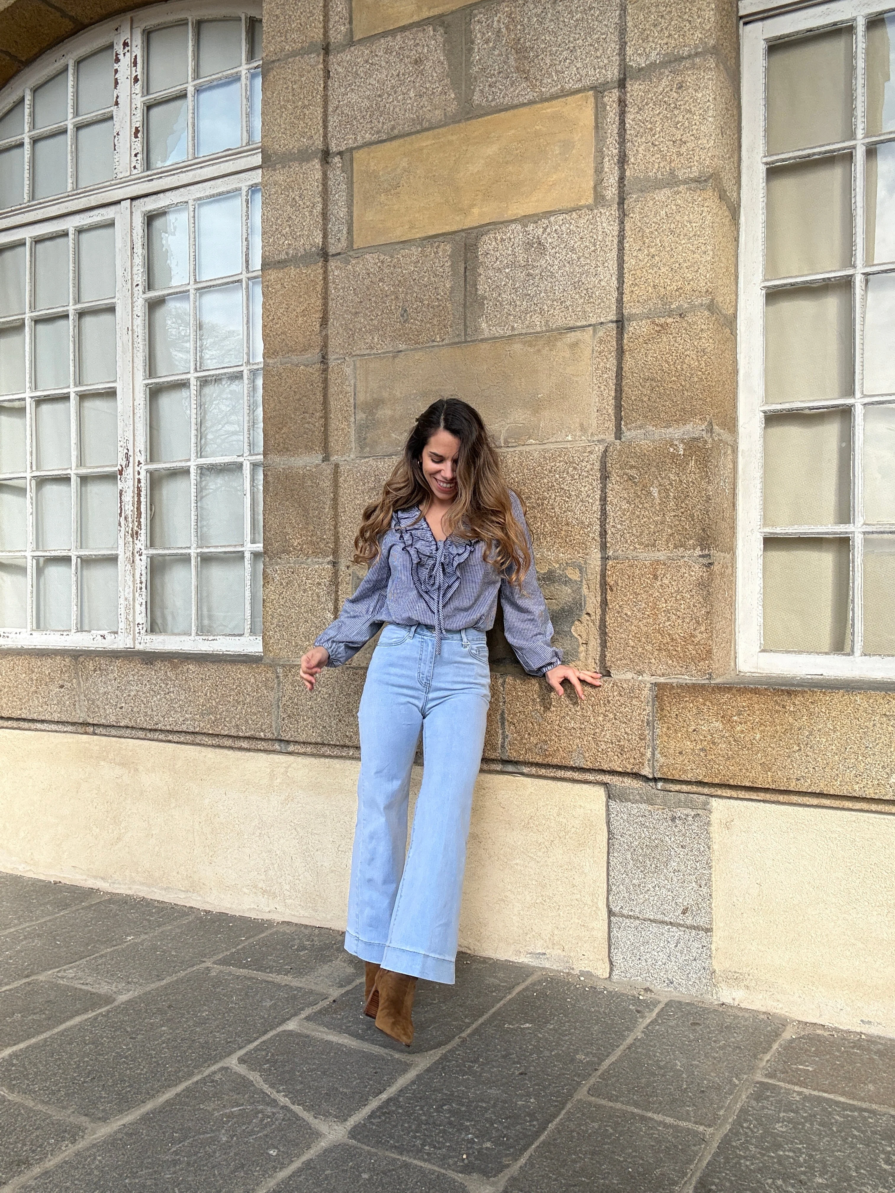 Blouse Stella Vichy Bleu Marine - Image 14