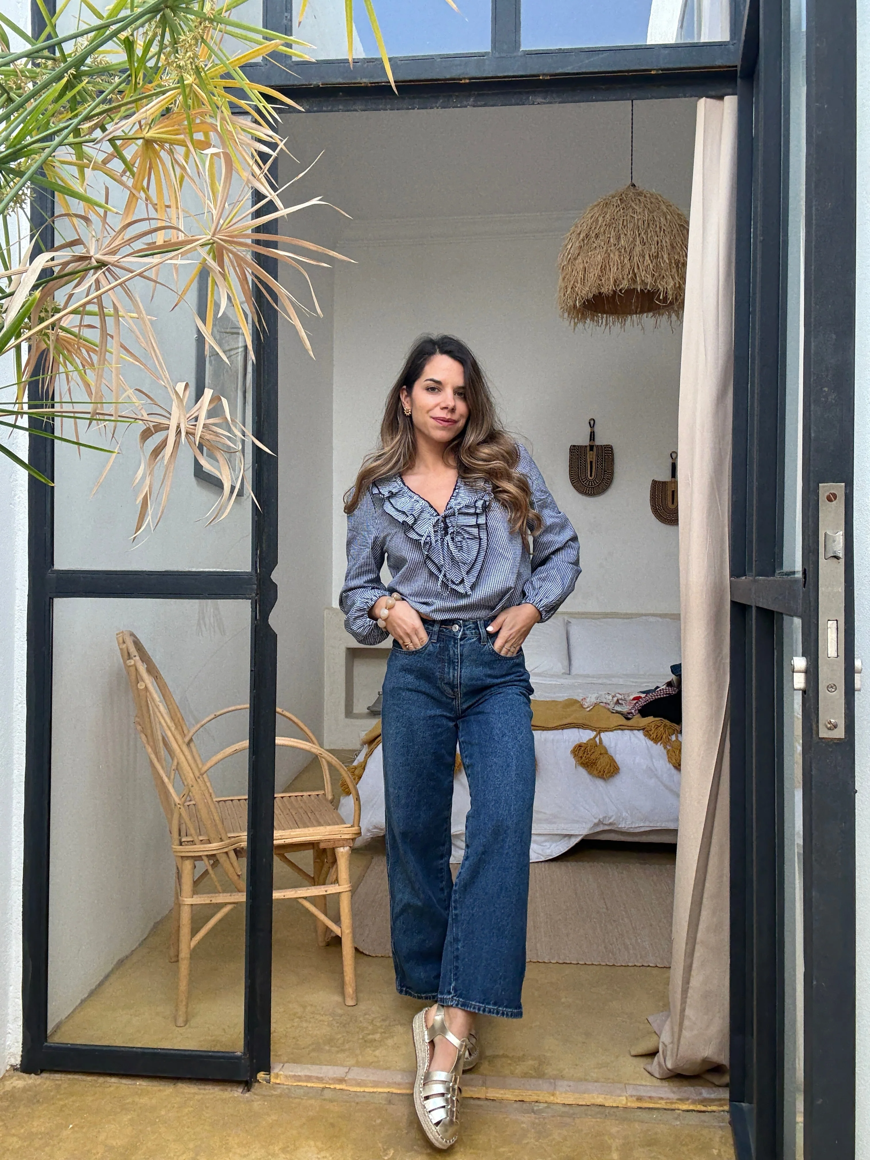 Blouse Stella Vichy Bleu Marine - Image 9