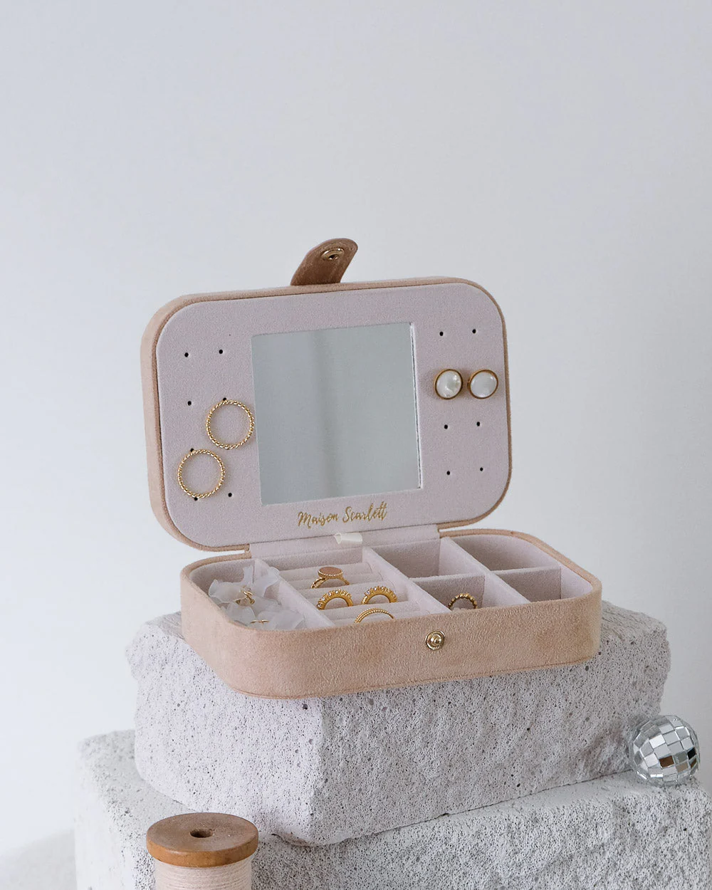 Boîte À Bijoux De Voyage Brigitte Velours - Image 13