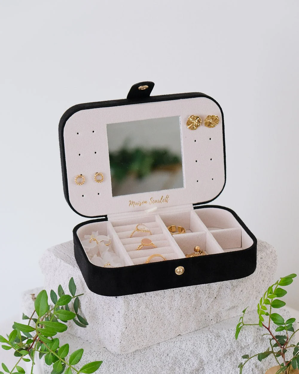 Boîte À Bijoux De Voyage Brigitte Velours - Image 15