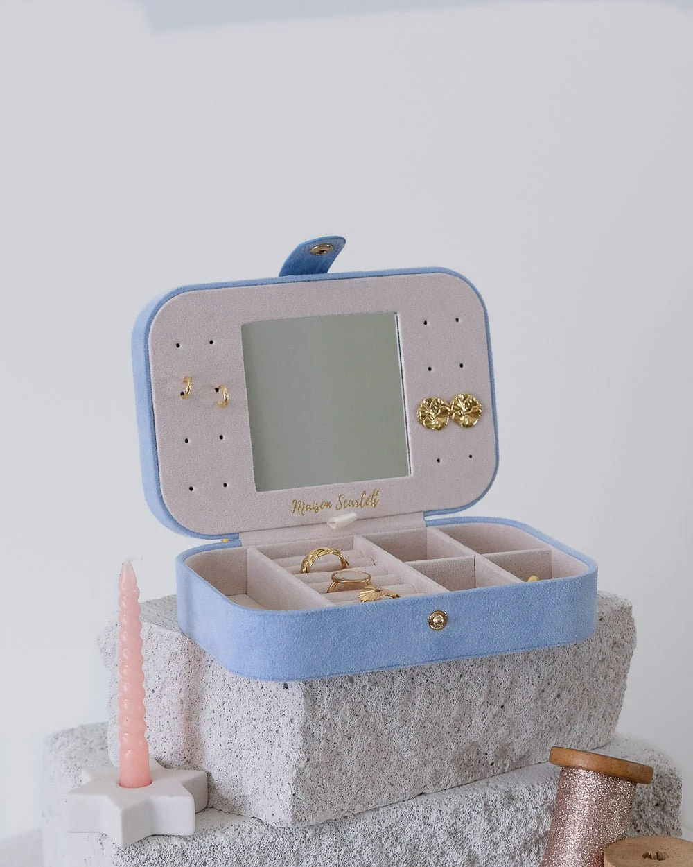 Boîte À Bijoux De Voyage Brigitte Velours - Image 19